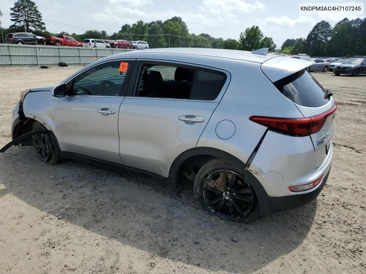 2017 Kia Sportage Lx VIN: KNDPM3AC4H7107245 Lot: 56982235