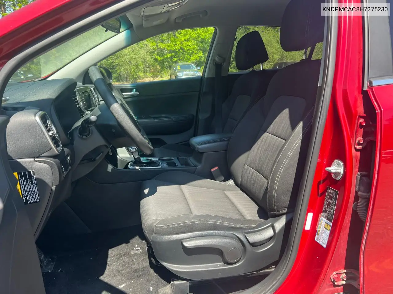 2017 Kia Sportage Lx VIN: KNDPMCAC8H7275230 Lot: 57310165