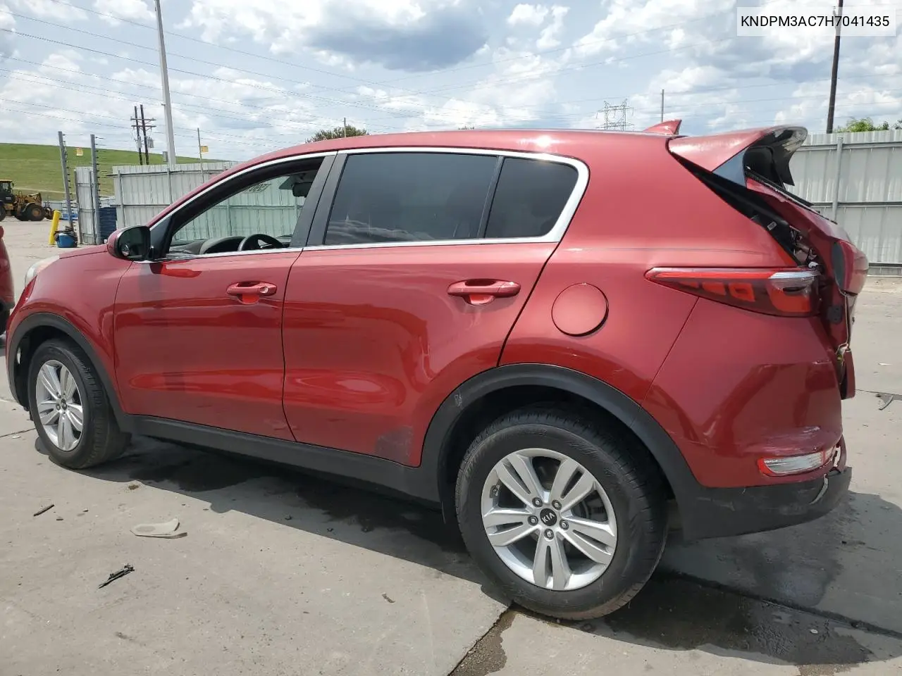 2017 Kia Sportage Lx VIN: KNDPM3AC7H7041435 Lot: 59018555