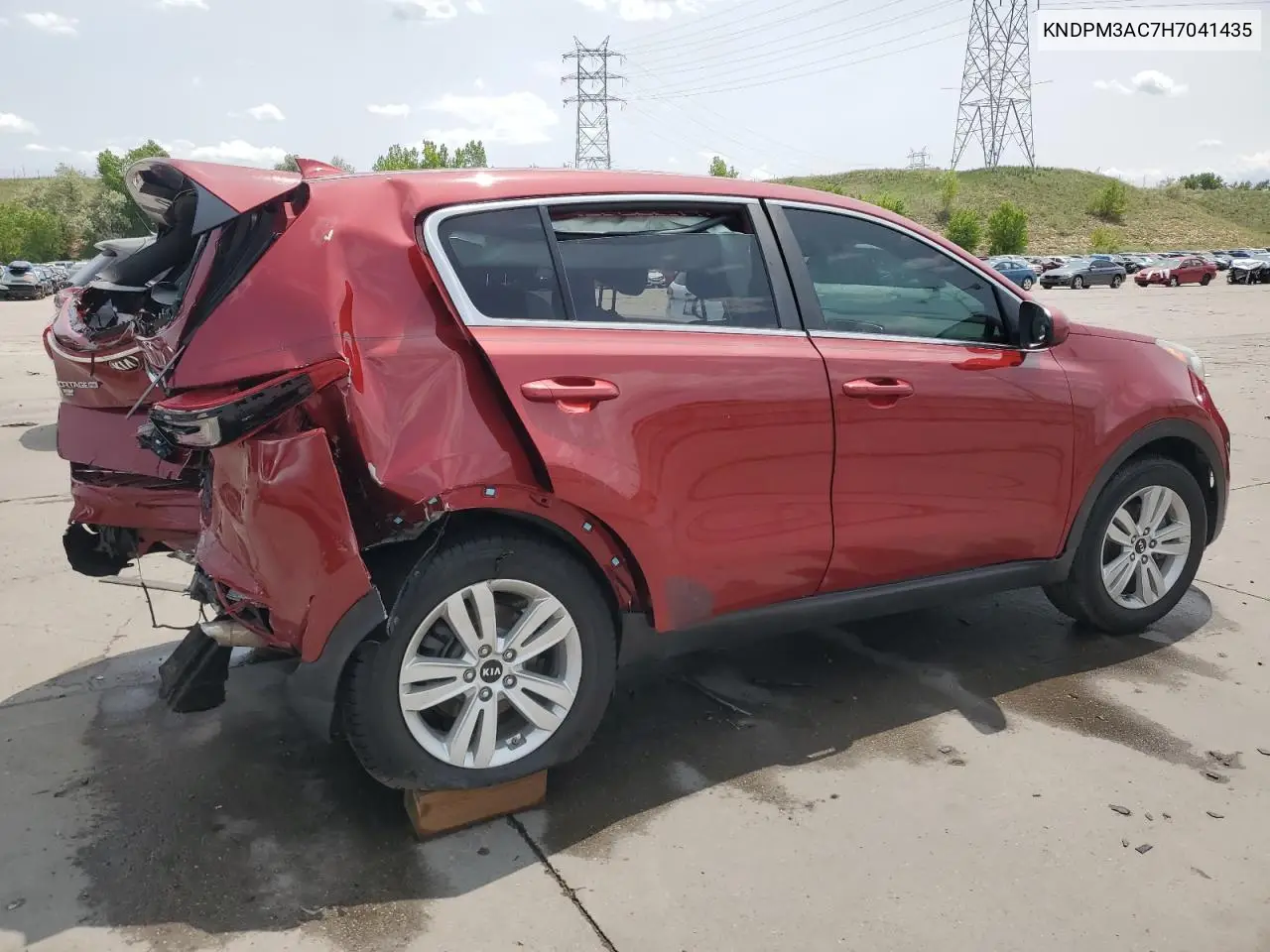 2017 Kia Sportage Lx VIN: KNDPM3AC7H7041435 Lot: 59018555