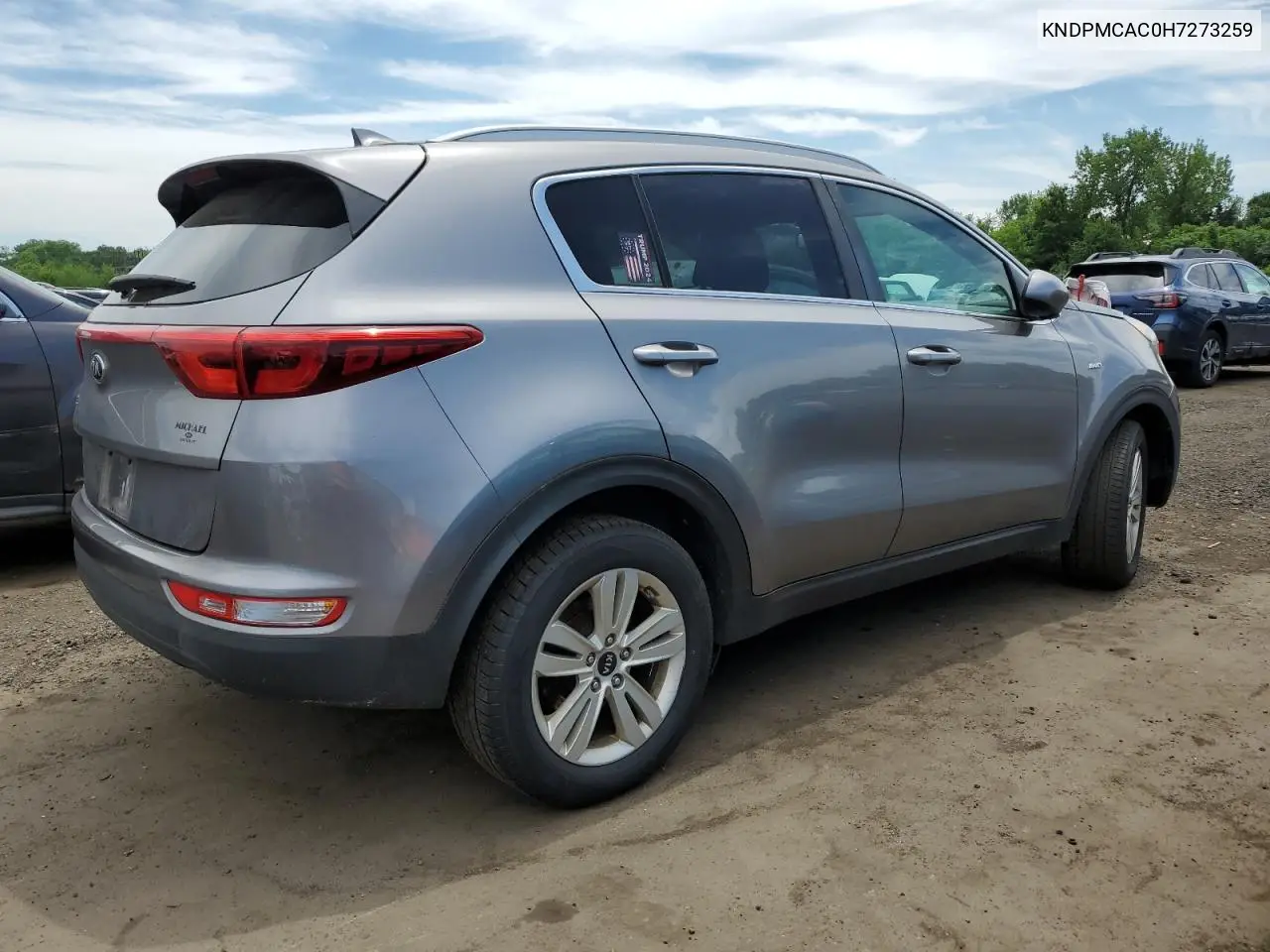 2017 Kia Sportage Lx VIN: KNDPMCAC0H7273259 Lot: 62077745