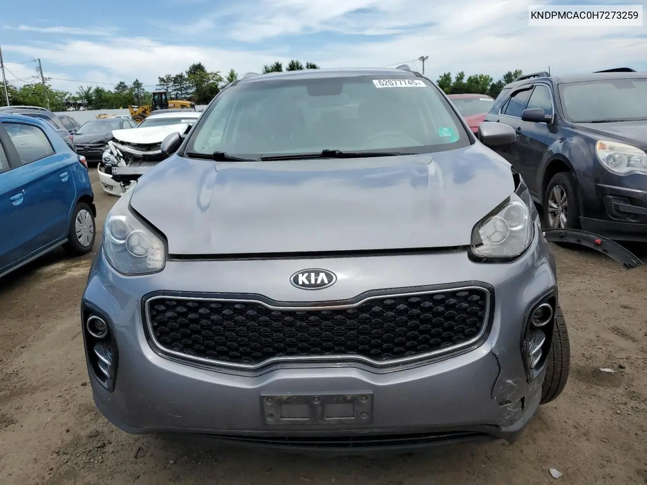 2017 Kia Sportage Lx VIN: KNDPMCAC0H7273259 Lot: 62077745