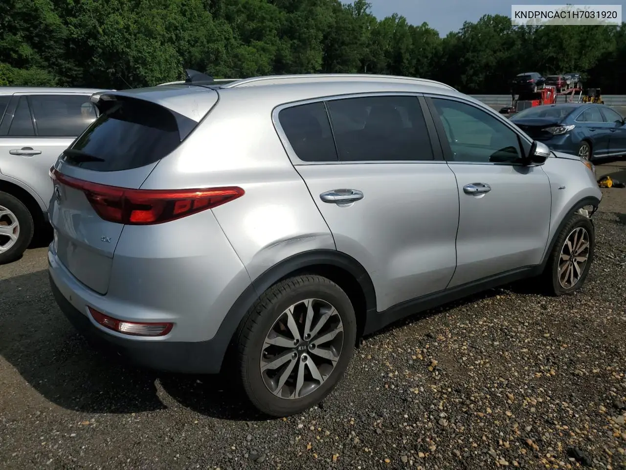 2017 Kia Sportage Ex VIN: KNDPNCAC1H7031920 Lot: 62363735