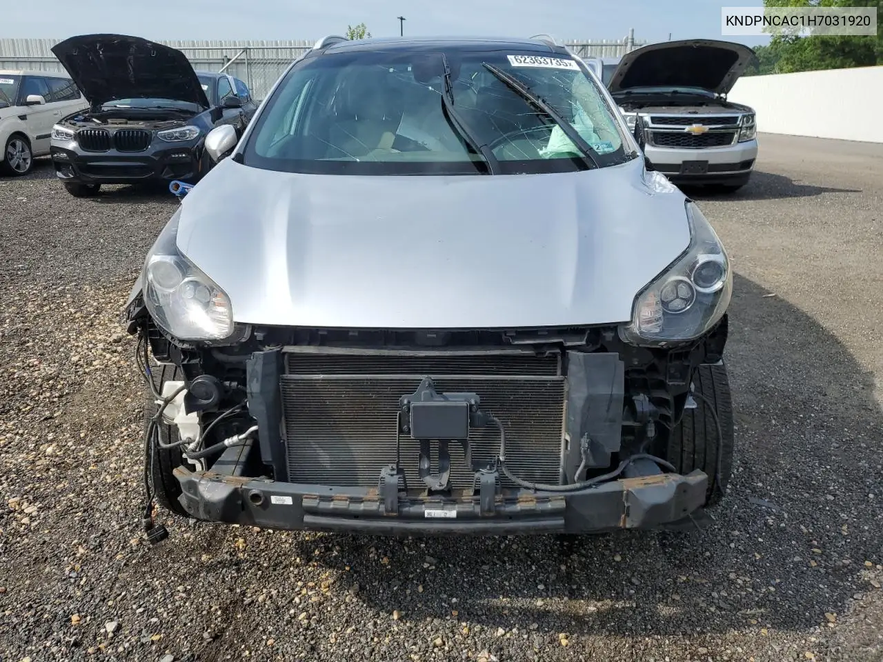 2017 Kia Sportage Ex VIN: KNDPNCAC1H7031920 Lot: 62363735