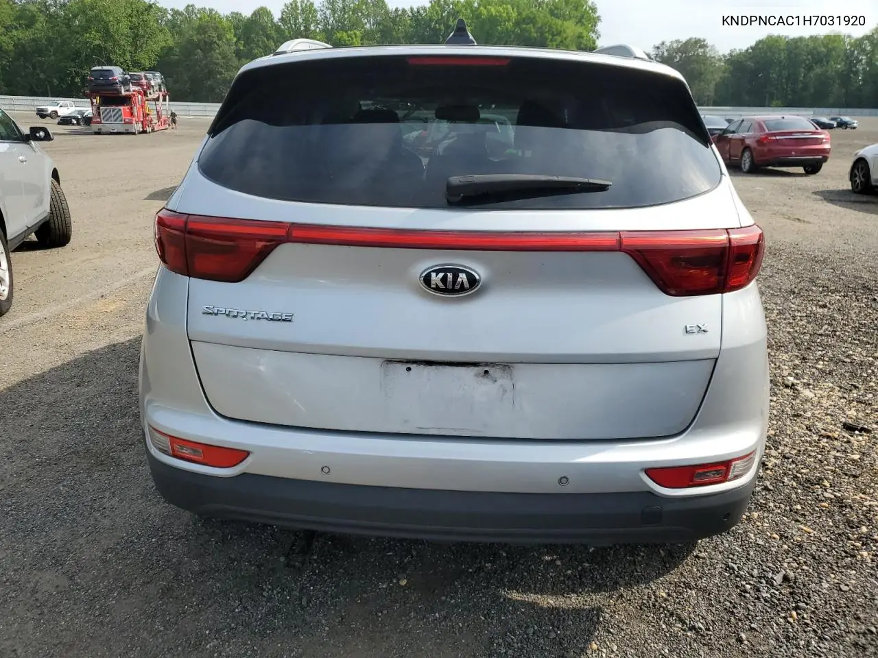 2017 Kia Sportage Ex VIN: KNDPNCAC1H7031920 Lot: 62363735