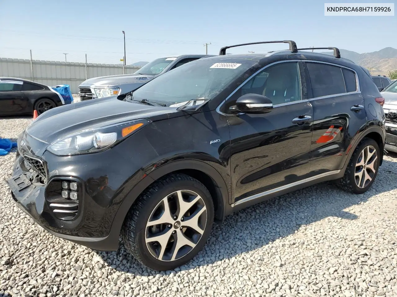 2017 Kia Sportage Sx VIN: KNDPRCA68H7159926 Lot: 62866695