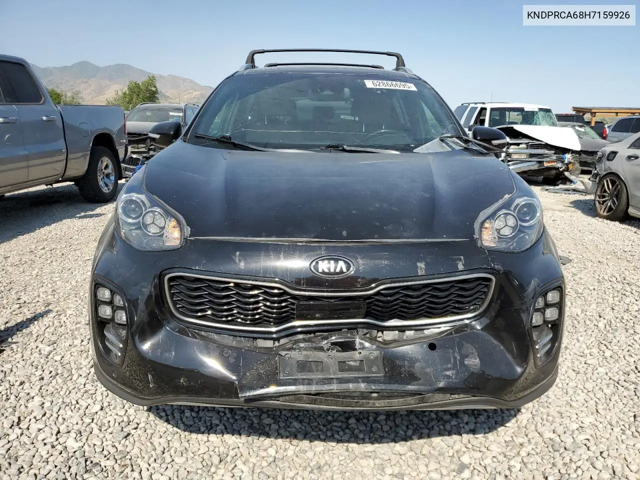 2017 Kia Sportage Sx VIN: KNDPRCA68H7159926 Lot: 62866695