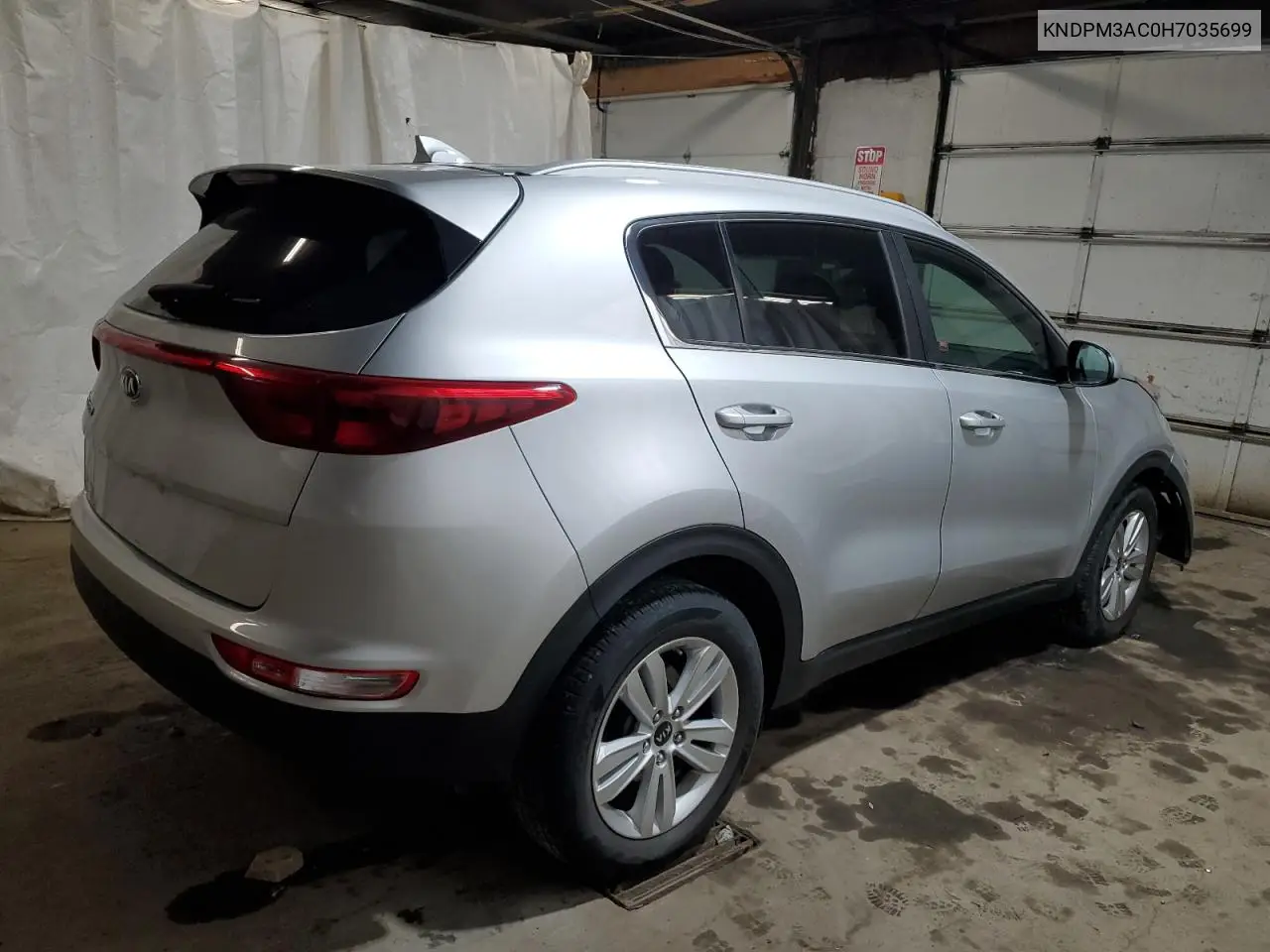 2017 Kia Sportage Lx VIN: KNDPM3AC0H7035699 Lot: 65337435