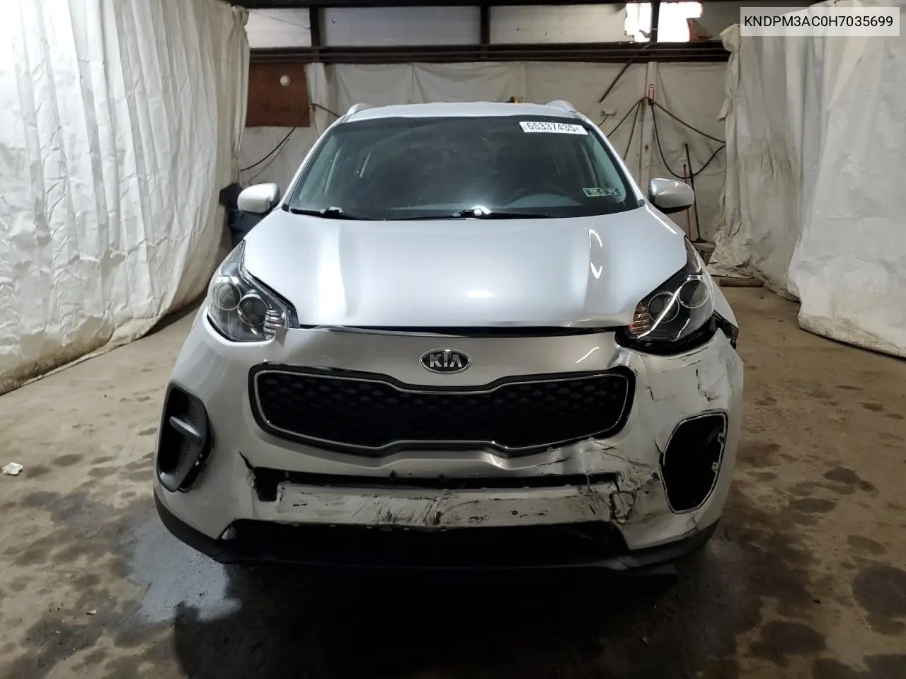 2017 Kia Sportage Lx VIN: KNDPM3AC0H7035699 Lot: 65337435