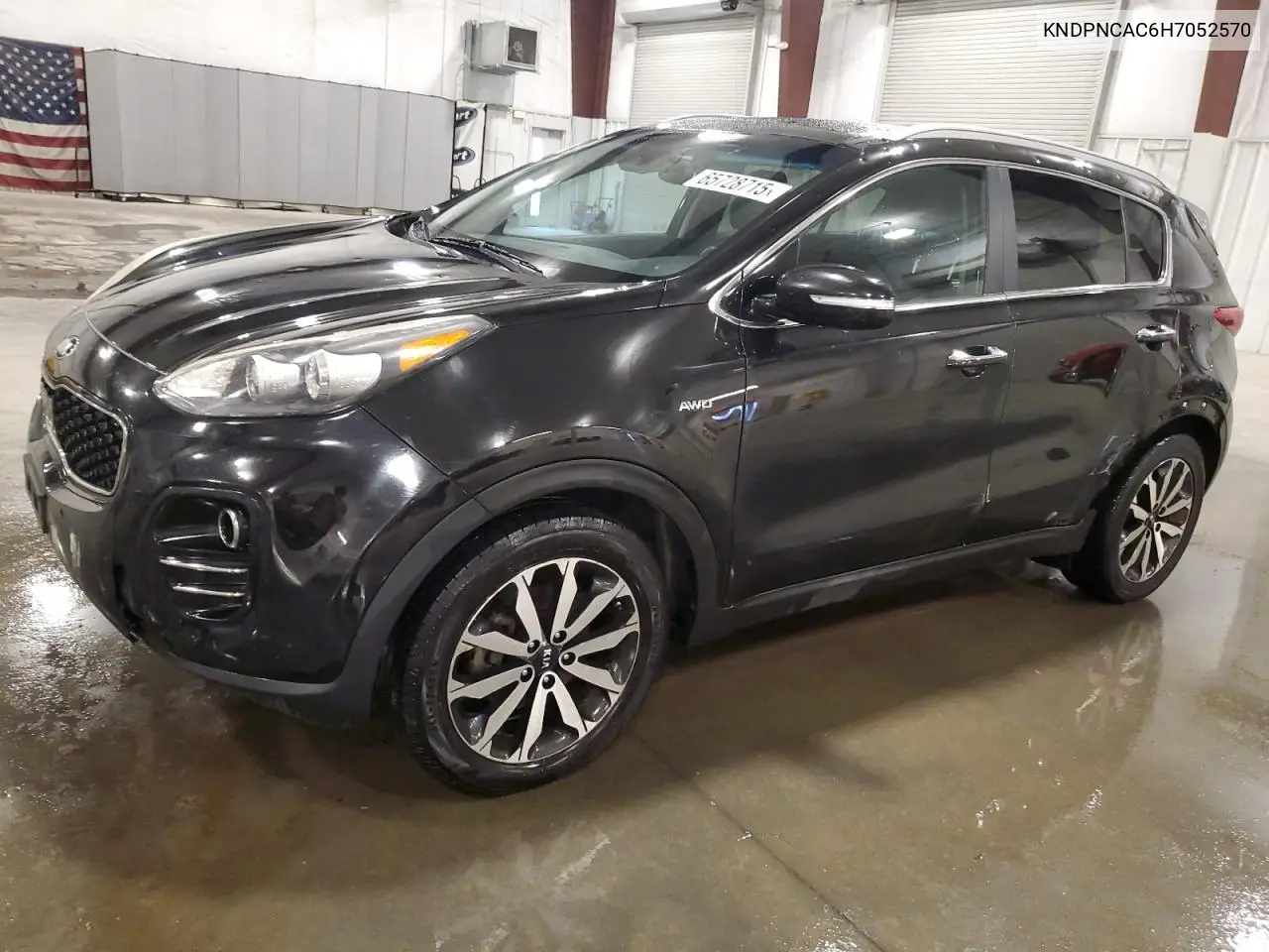 2017 Kia Sportage Ex VIN: KNDPNCAC6H7052570 Lot: 65728715