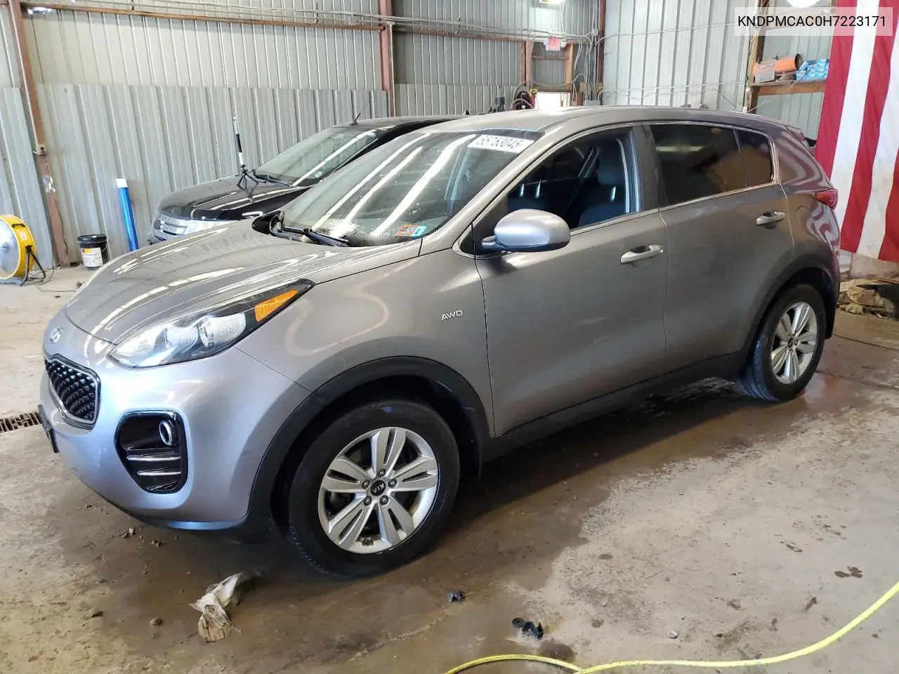 2017 Kia Sportage Lx VIN: KNDPMCAC0H7223171 Lot: 65753045