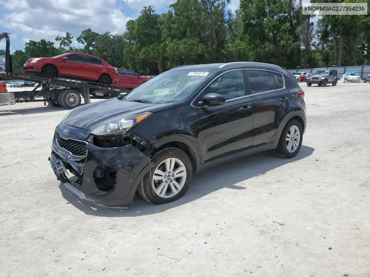 2018 Kia Sportage Lx VIN: KNDPM3AC2J7354236 Lot: 57066875