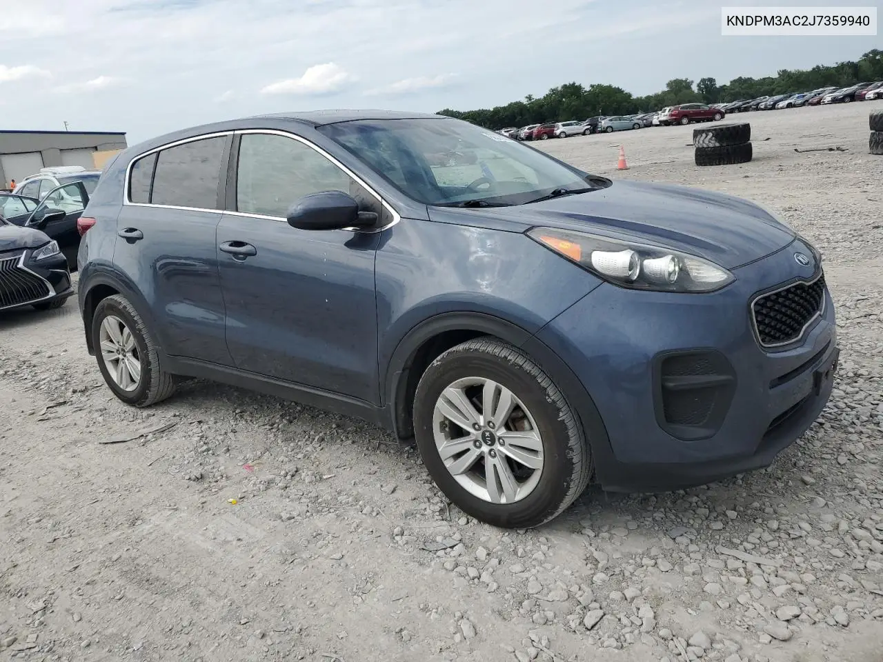 2018 Kia Sportage Lx VIN: KNDPM3AC2J7359940 Lot: 62278905