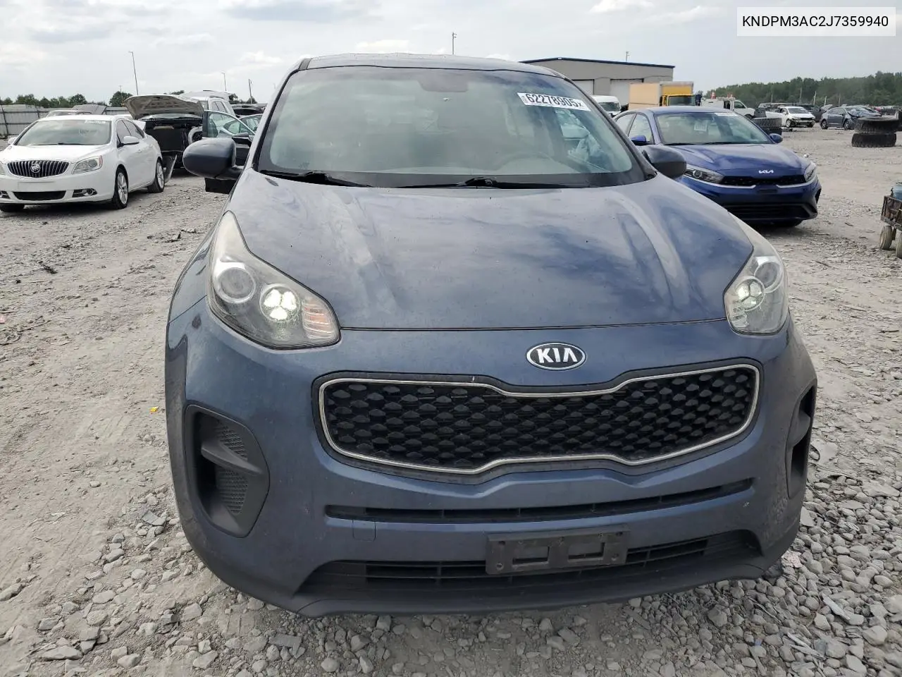 2018 Kia Sportage Lx VIN: KNDPM3AC2J7359940 Lot: 62278905