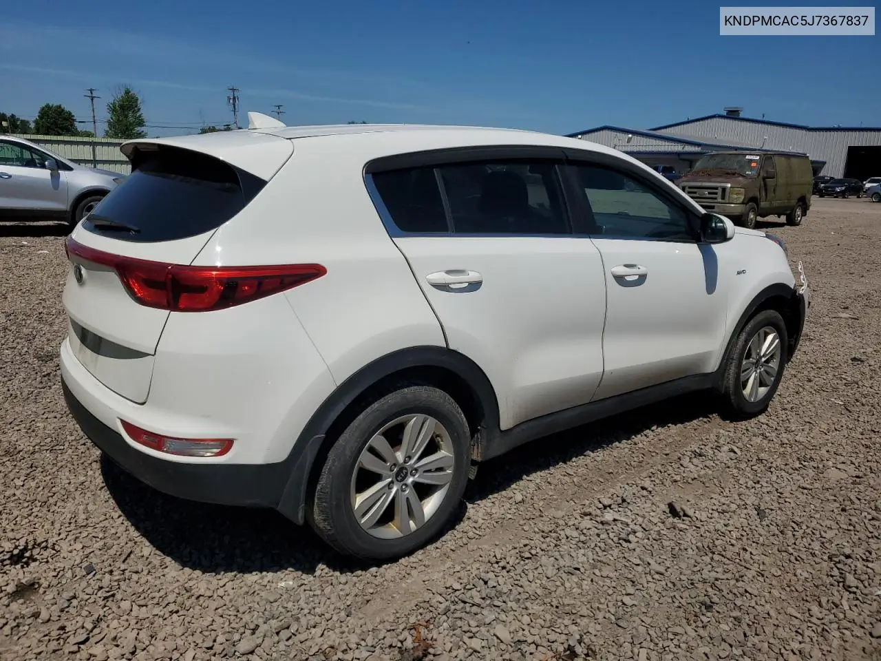 2018 Kia Sportage Lx VIN: KNDPMCAC5J7367837 Lot: 62663455