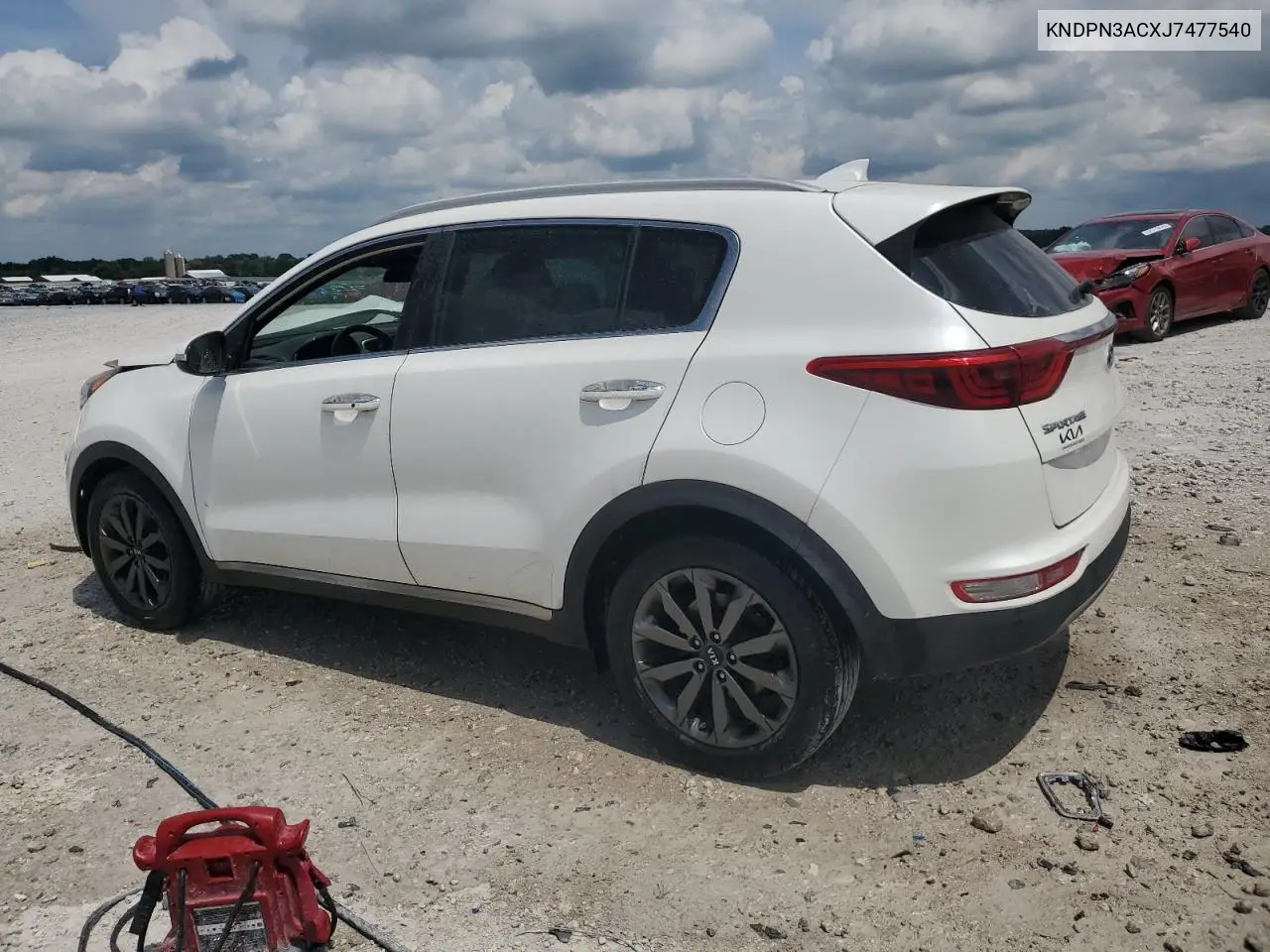 2018 Kia Sportage Ex VIN: KNDPN3ACXJ7477540 Lot: 62860005