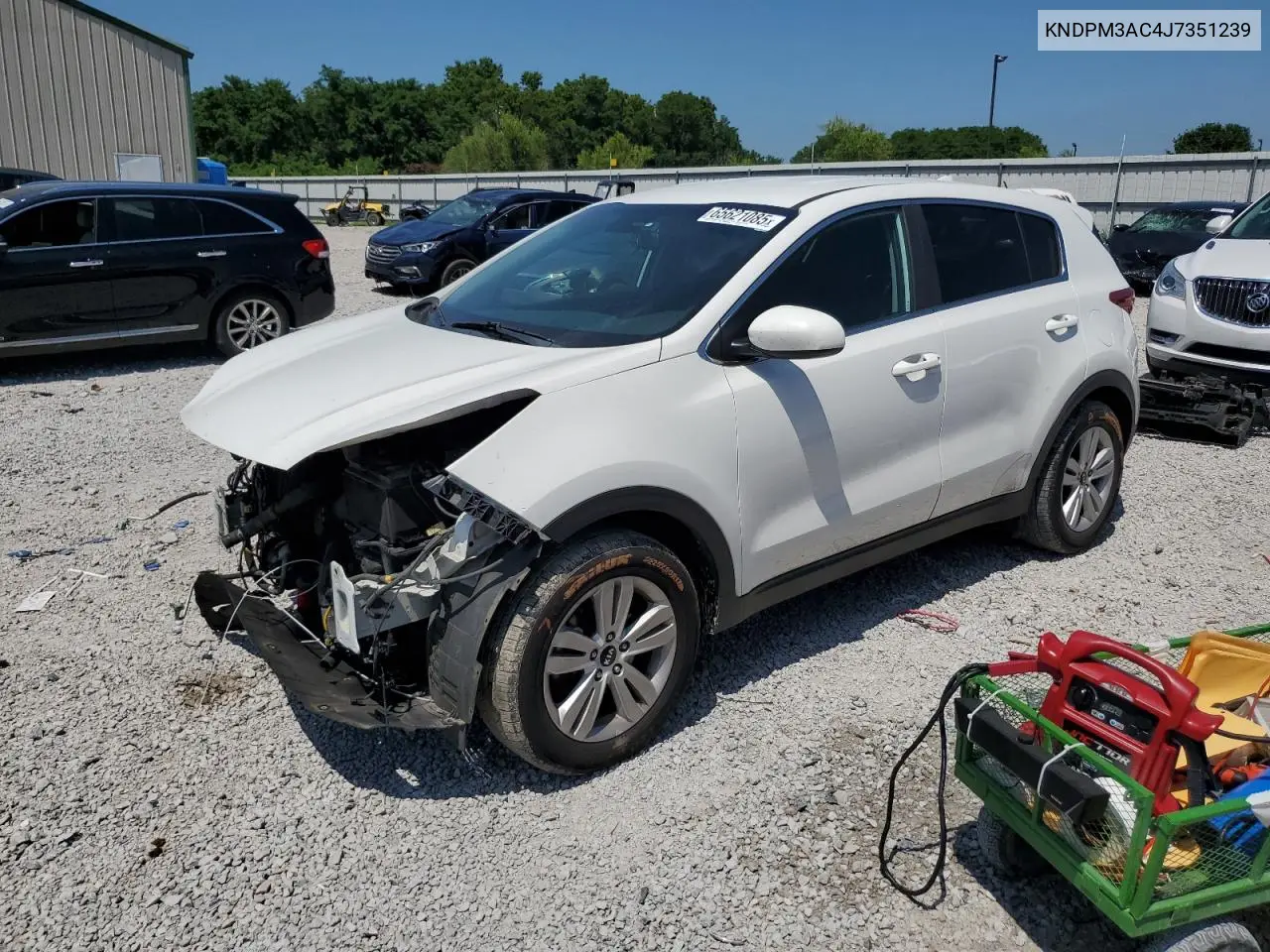 2018 Kia Sportage Lx VIN: KNDPM3AC4J7351239 Lot: 65621085
