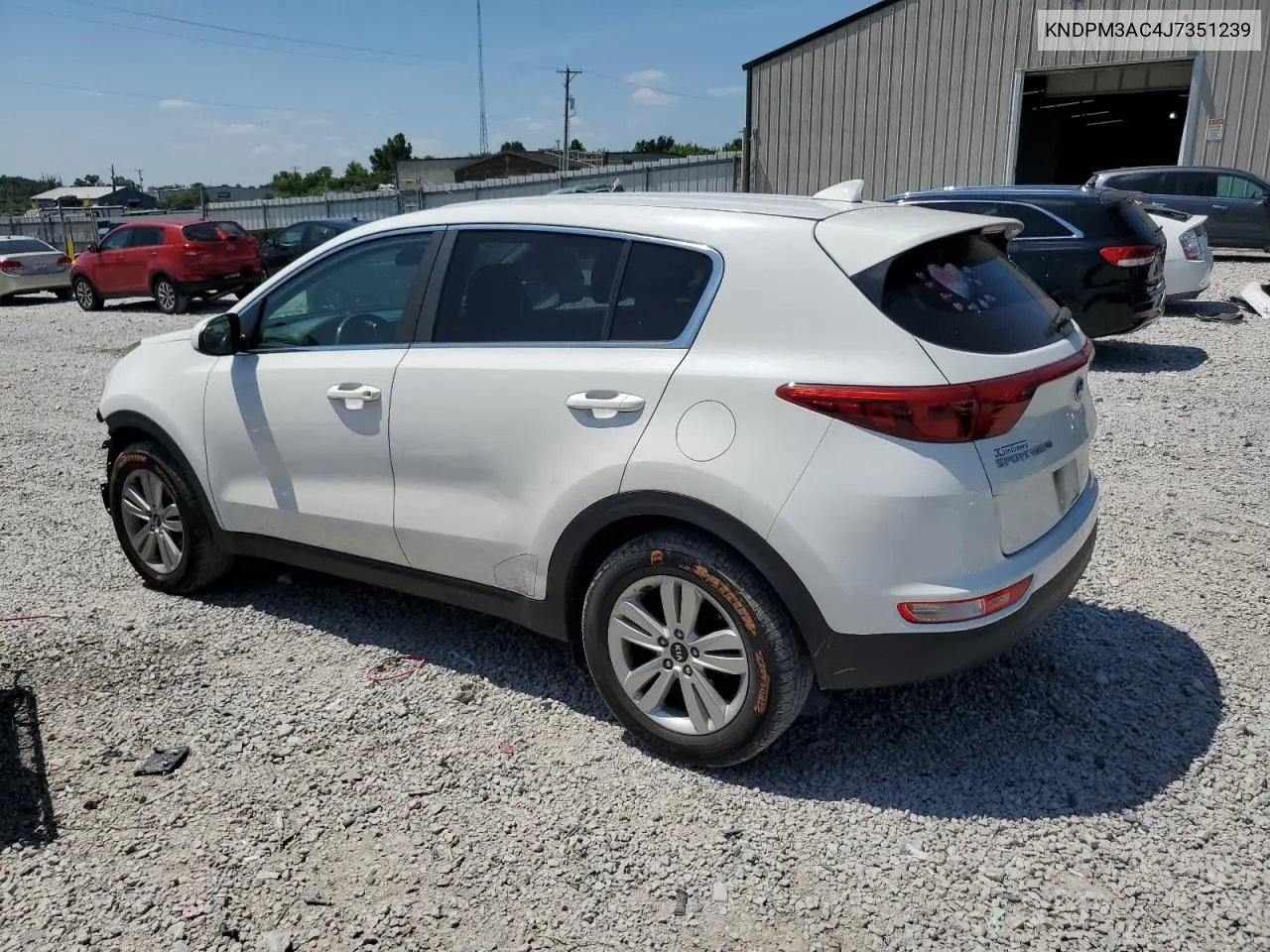 2018 Kia Sportage Lx VIN: KNDPM3AC4J7351239 Lot: 65621085