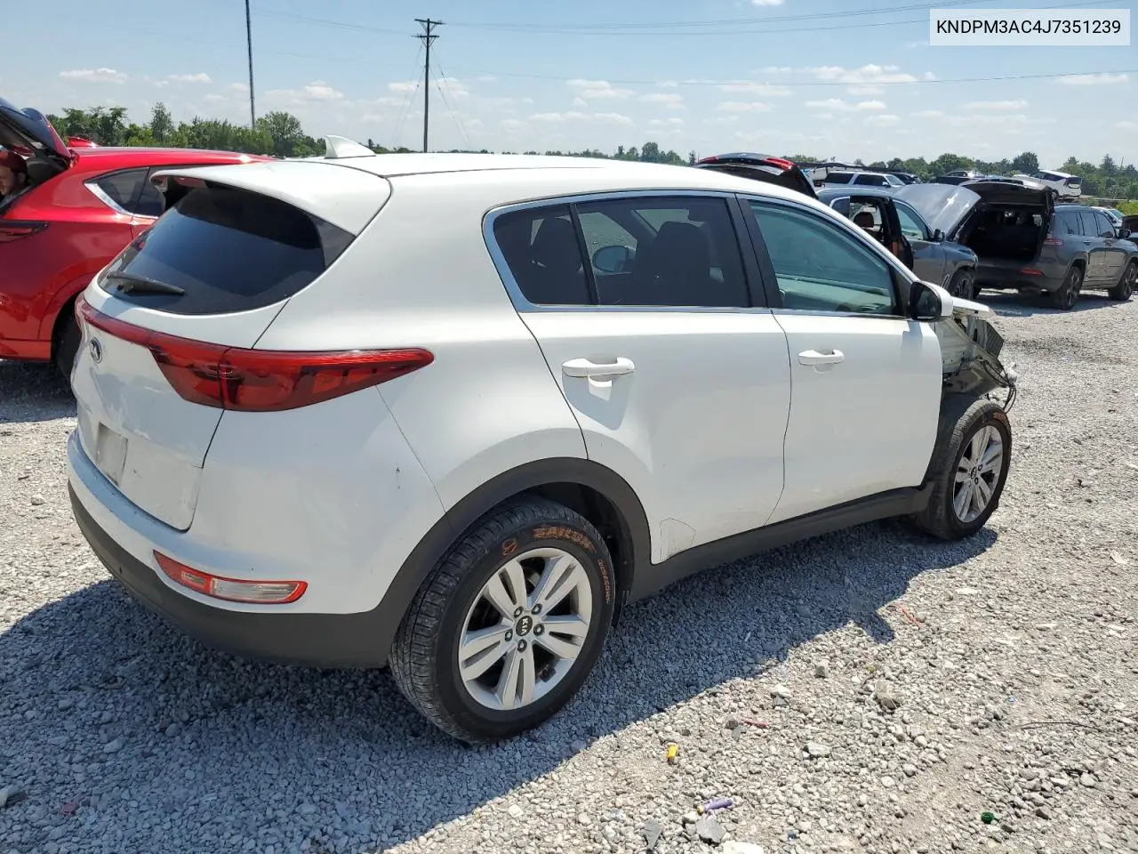 2018 Kia Sportage Lx VIN: KNDPM3AC4J7351239 Lot: 65621085