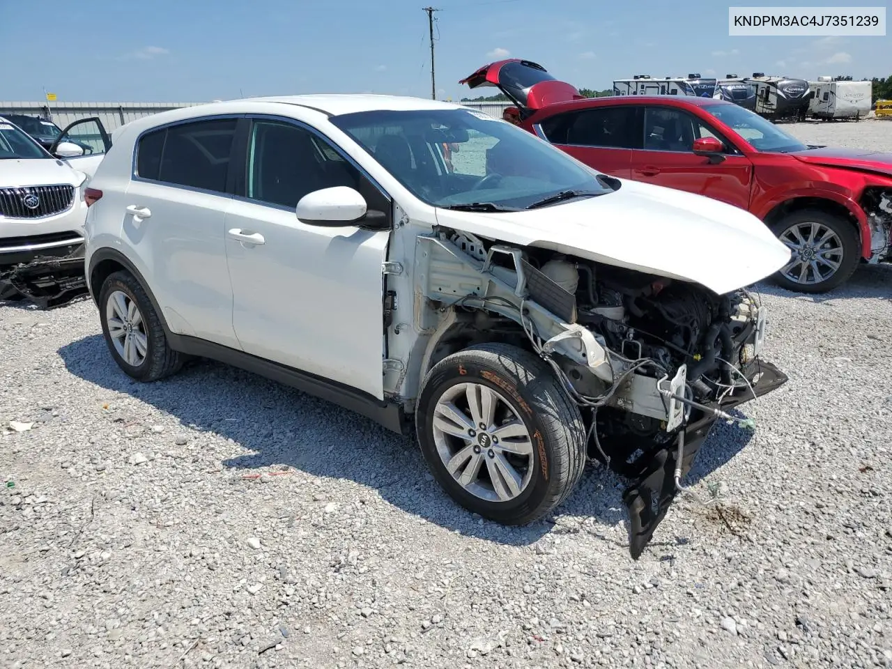 2018 Kia Sportage Lx VIN: KNDPM3AC4J7351239 Lot: 65621085