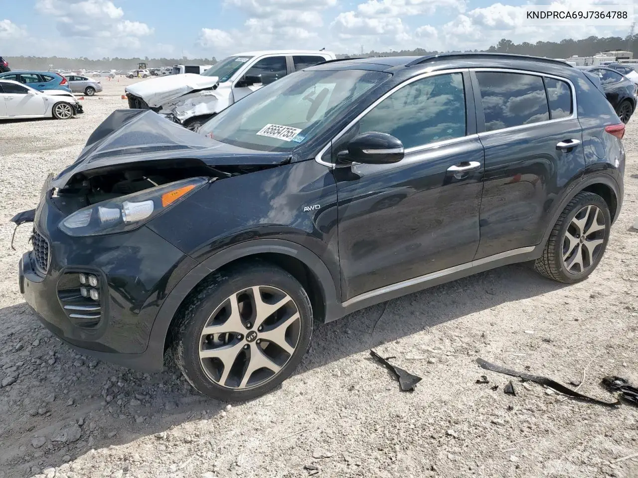 2018 Kia Sportage Sx VIN: KNDPRCA69J7364788 Lot: 65654755