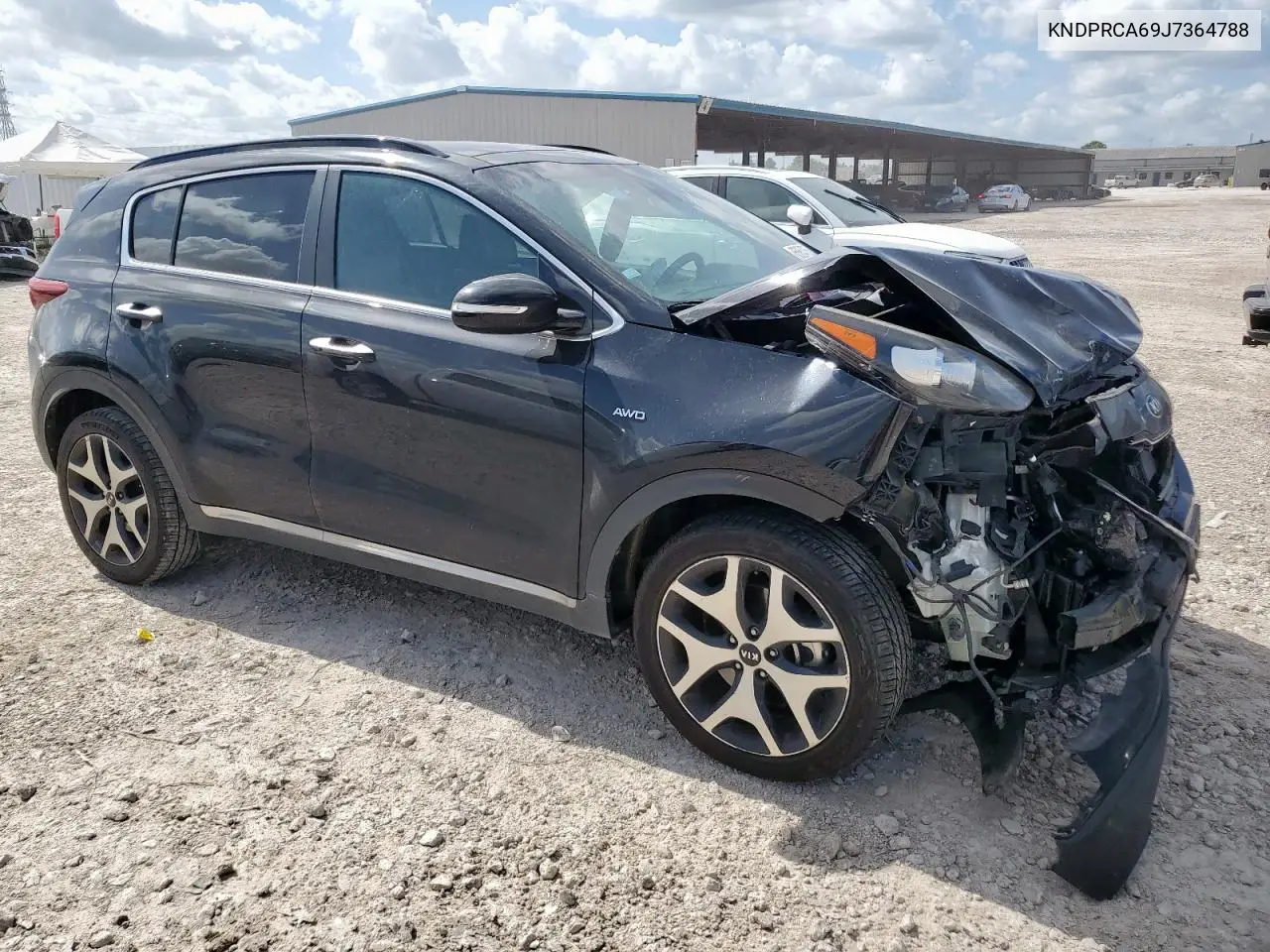 2018 Kia Sportage Sx VIN: KNDPRCA69J7364788 Lot: 65654755
