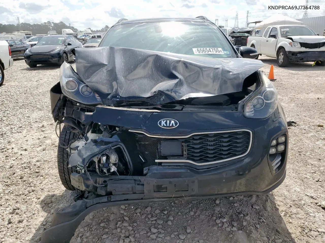2018 Kia Sportage Sx VIN: KNDPRCA69J7364788 Lot: 65654755