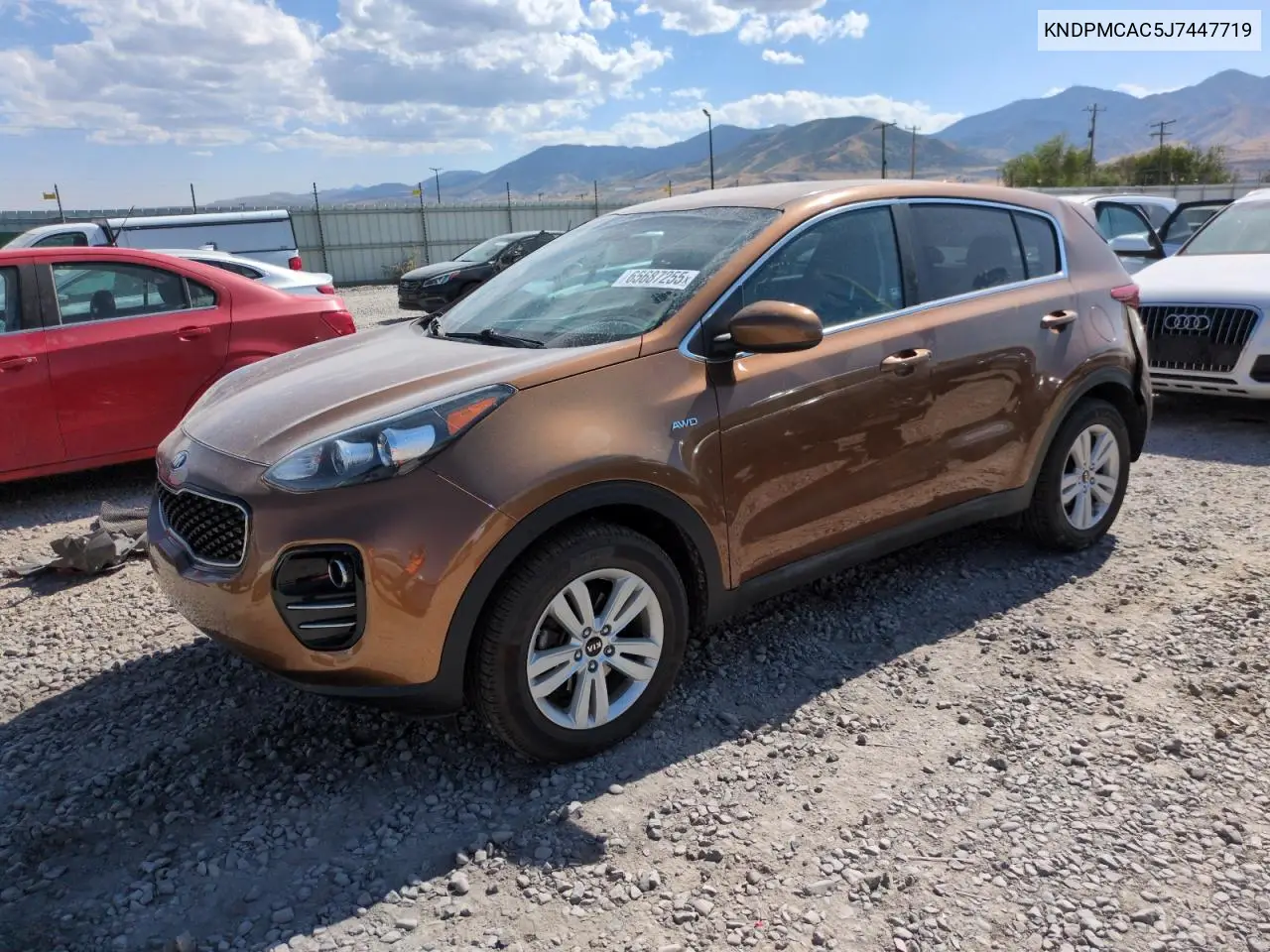 2018 Kia Sportage Lx VIN: KNDPMCAC5J7447719 Lot: 65687255