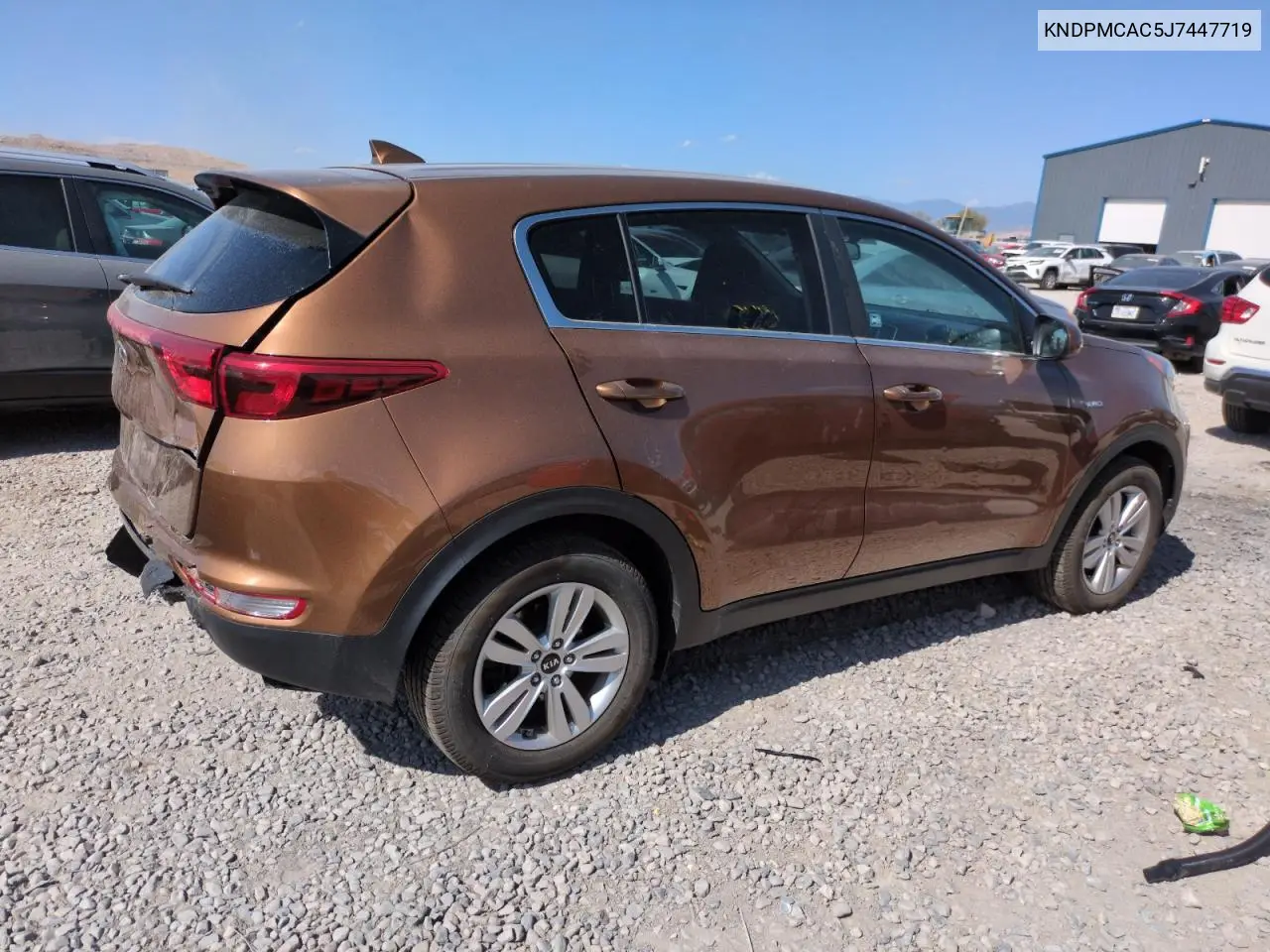 2018 Kia Sportage Lx VIN: KNDPMCAC5J7447719 Lot: 65687255