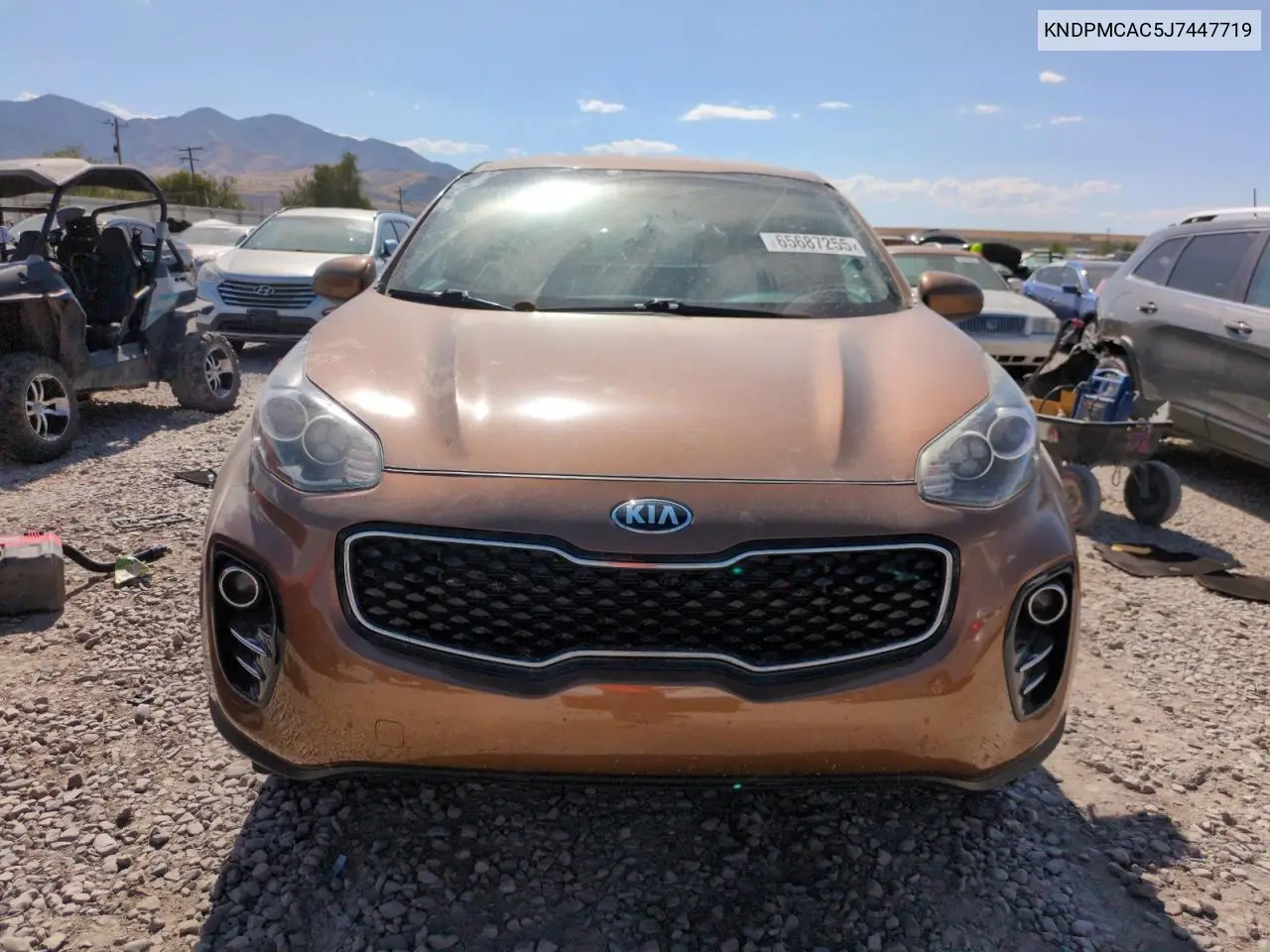 2018 Kia Sportage Lx VIN: KNDPMCAC5J7447719 Lot: 65687255