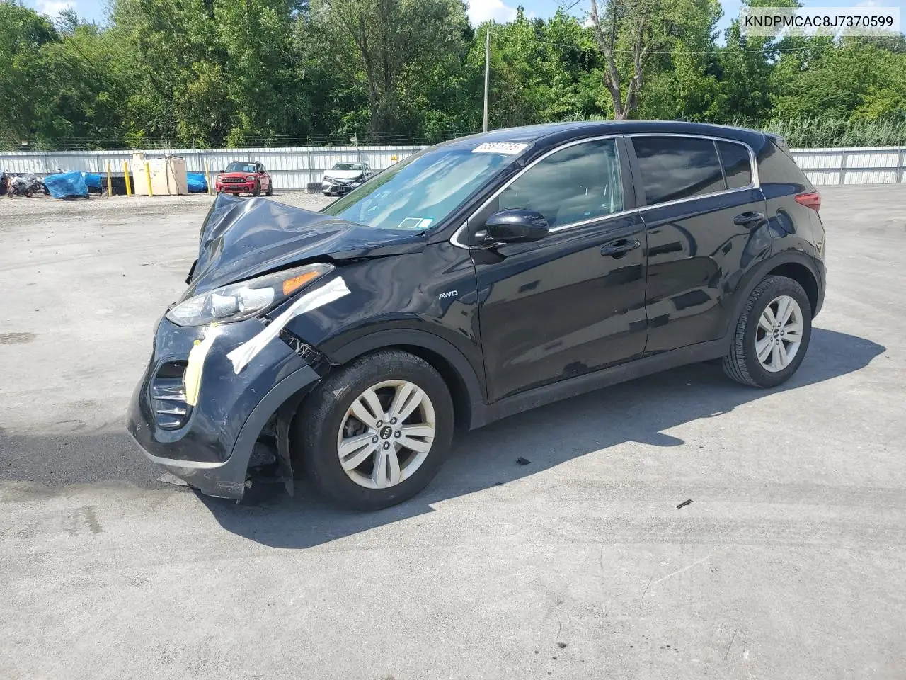2018 Kia Sportage Lx VIN: KNDPMCAC8J7370599 Lot: 65815765
