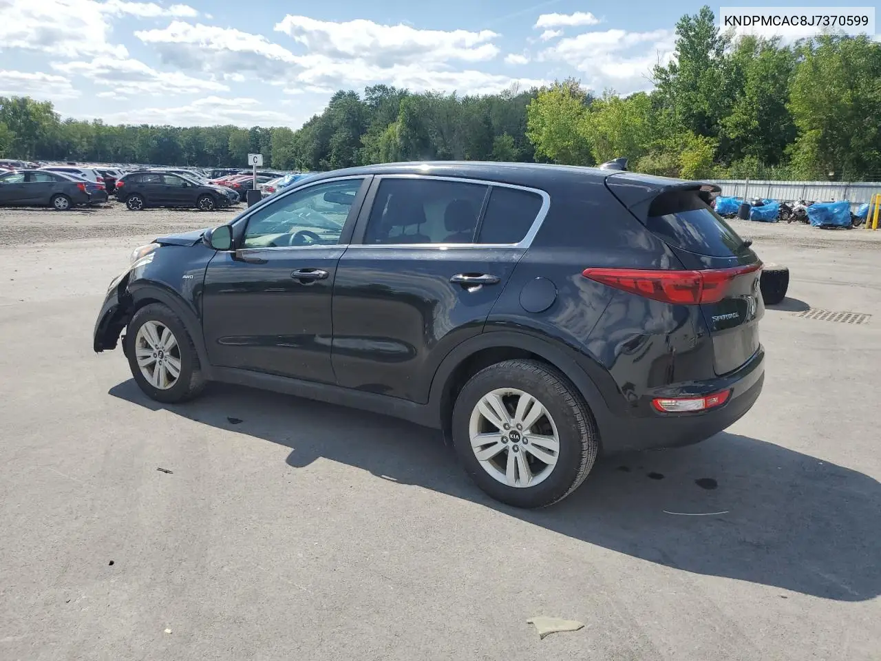 2018 Kia Sportage Lx VIN: KNDPMCAC8J7370599 Lot: 65815765