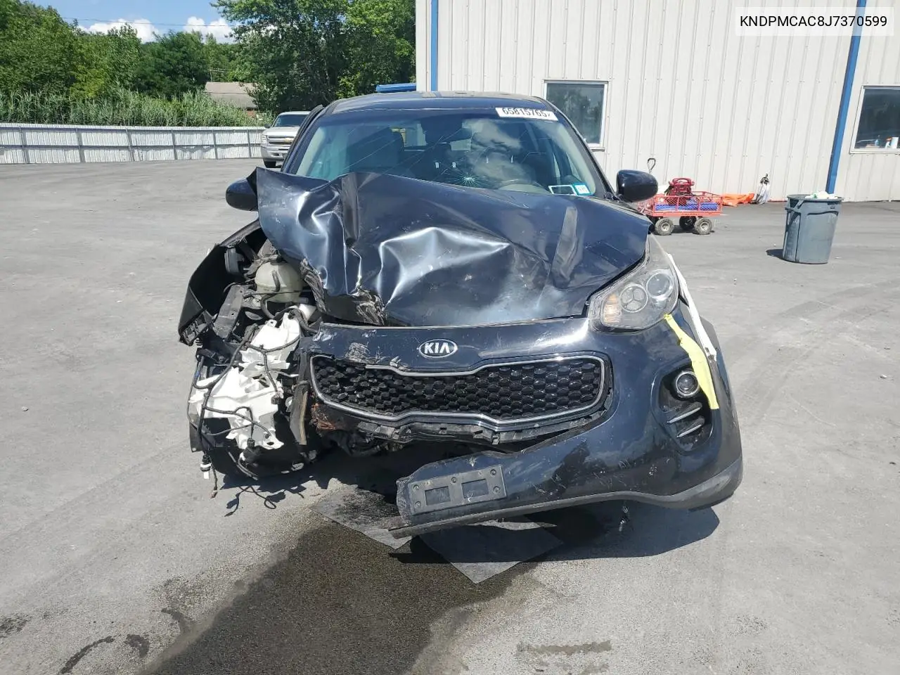 2018 Kia Sportage Lx VIN: KNDPMCAC8J7370599 Lot: 65815765