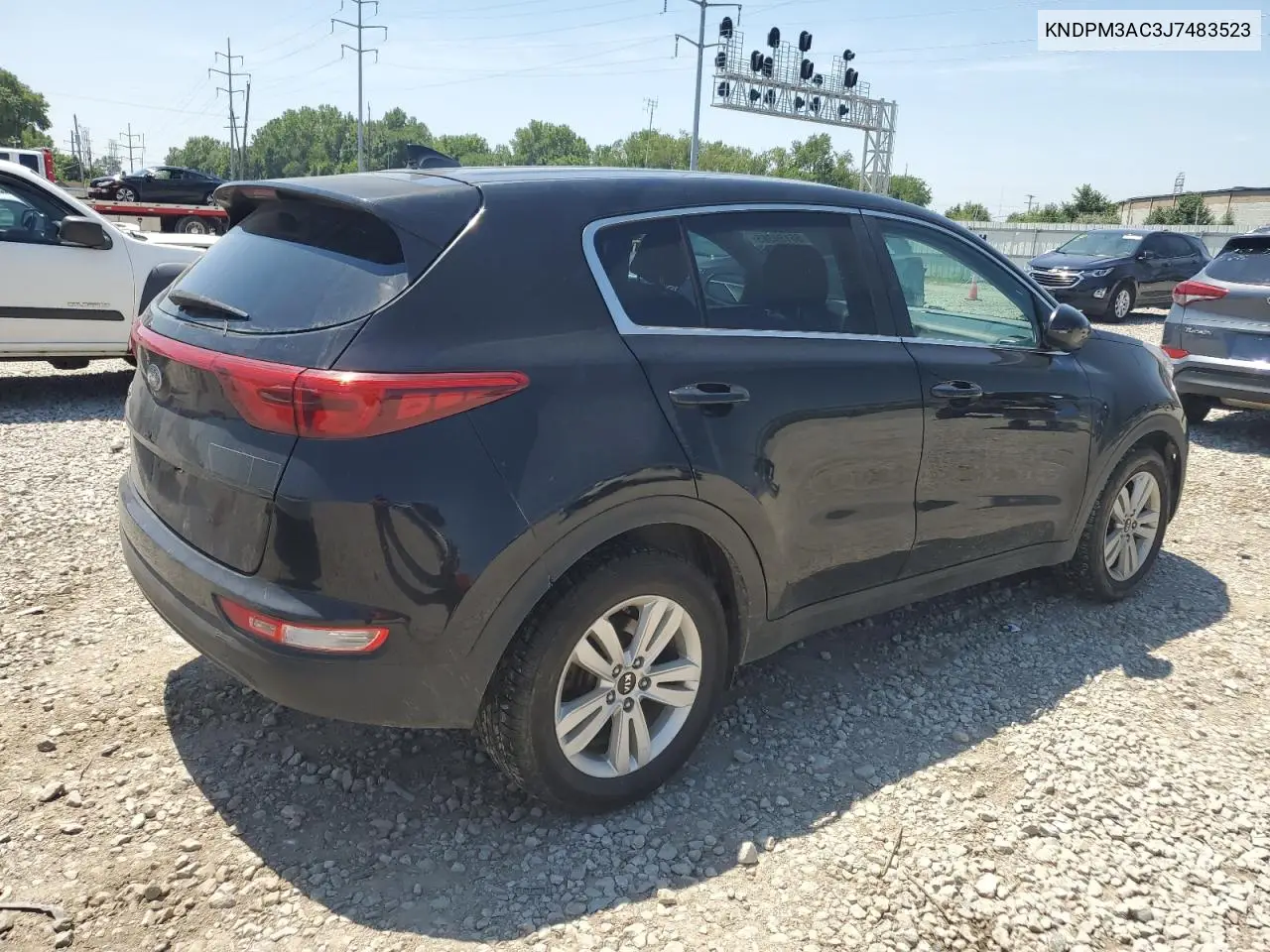 2018 Kia Sportage Lx VIN: KNDPM3AC3J7483523 Lot: 66159365