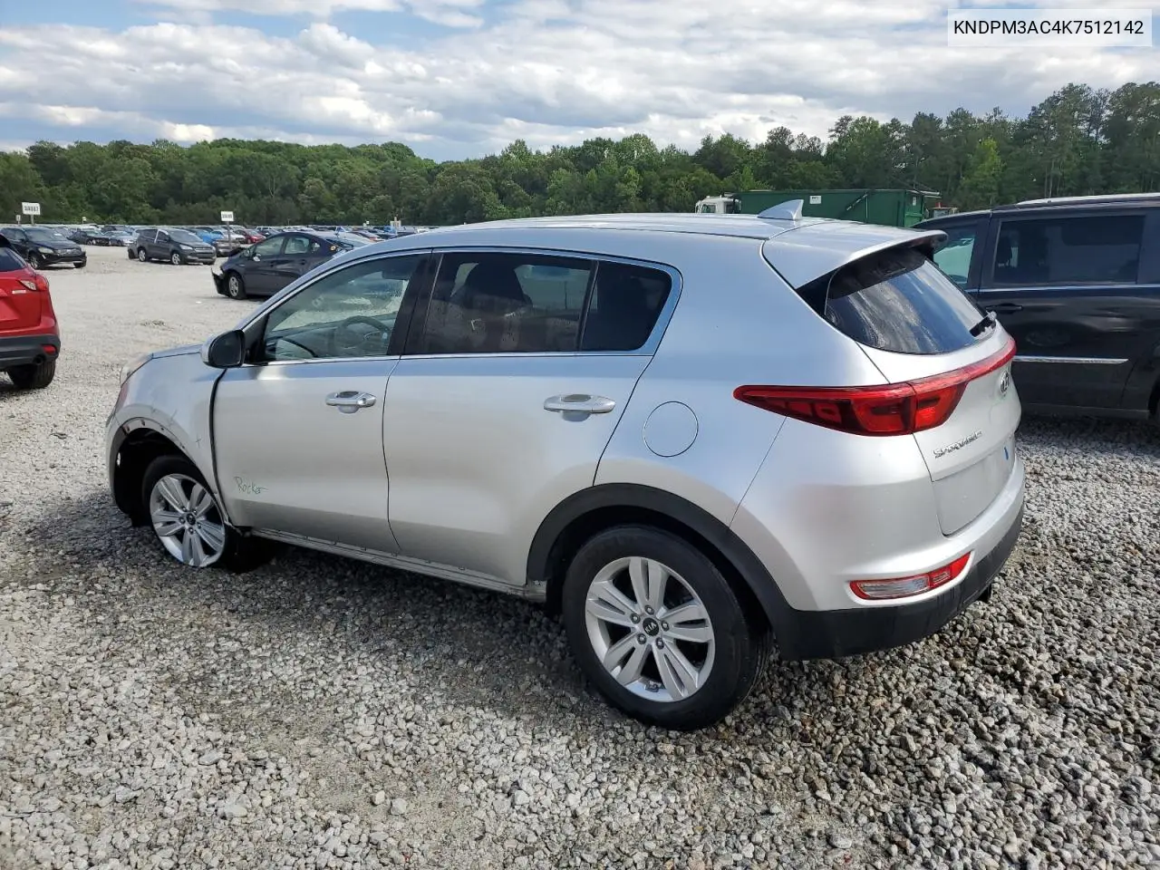 2019 Kia Sportage Lx VIN: KNDPM3AC4K7512142 Lot: 55289695