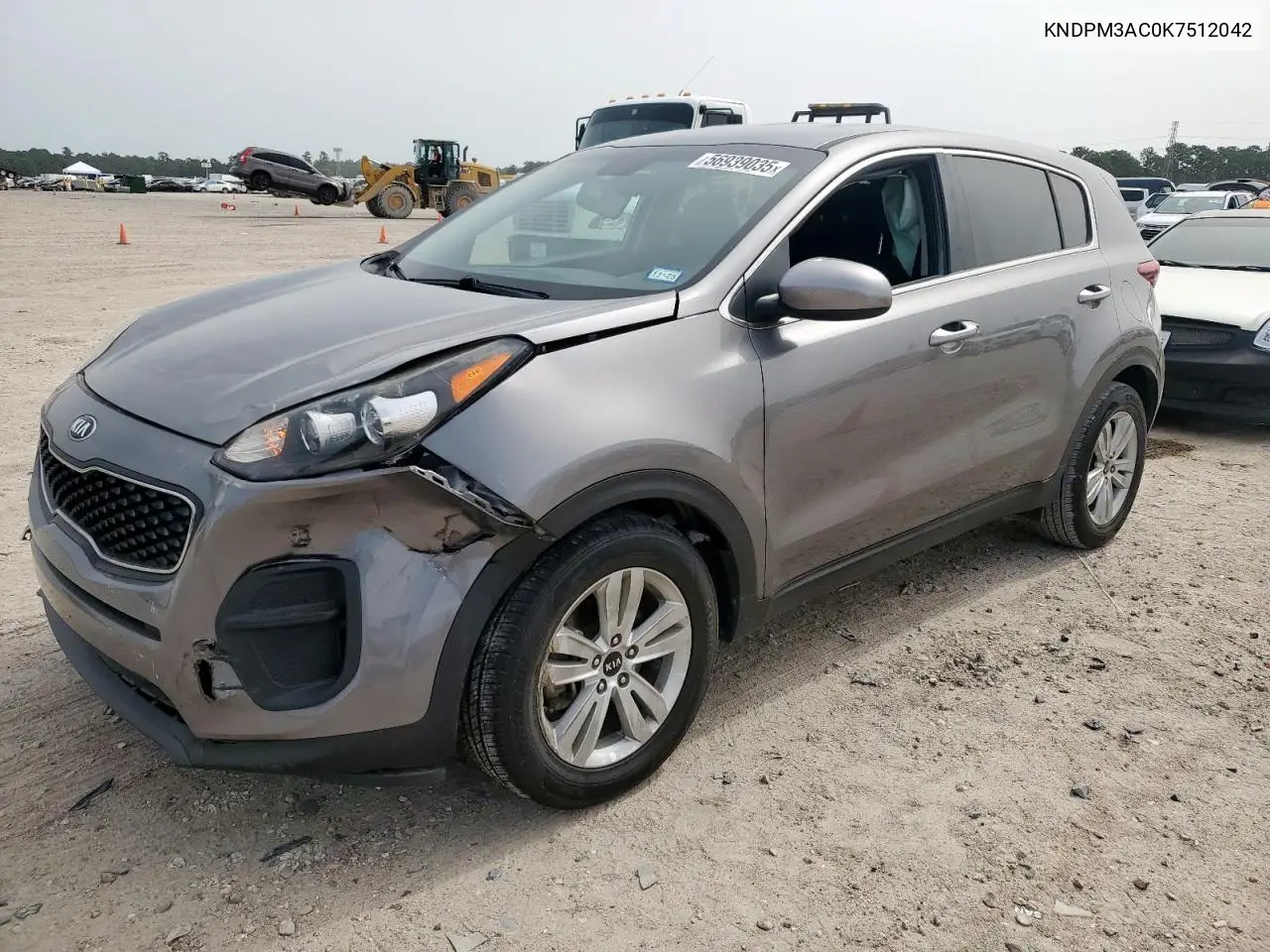 2019 Kia Sportage Lx VIN: KNDPM3AC0K7512042 Lot: 56939035
