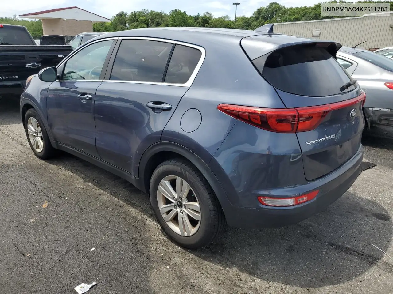 2019 Kia Sportage Lx VIN: KNDPM3AC4K7511783 Lot: 61966415