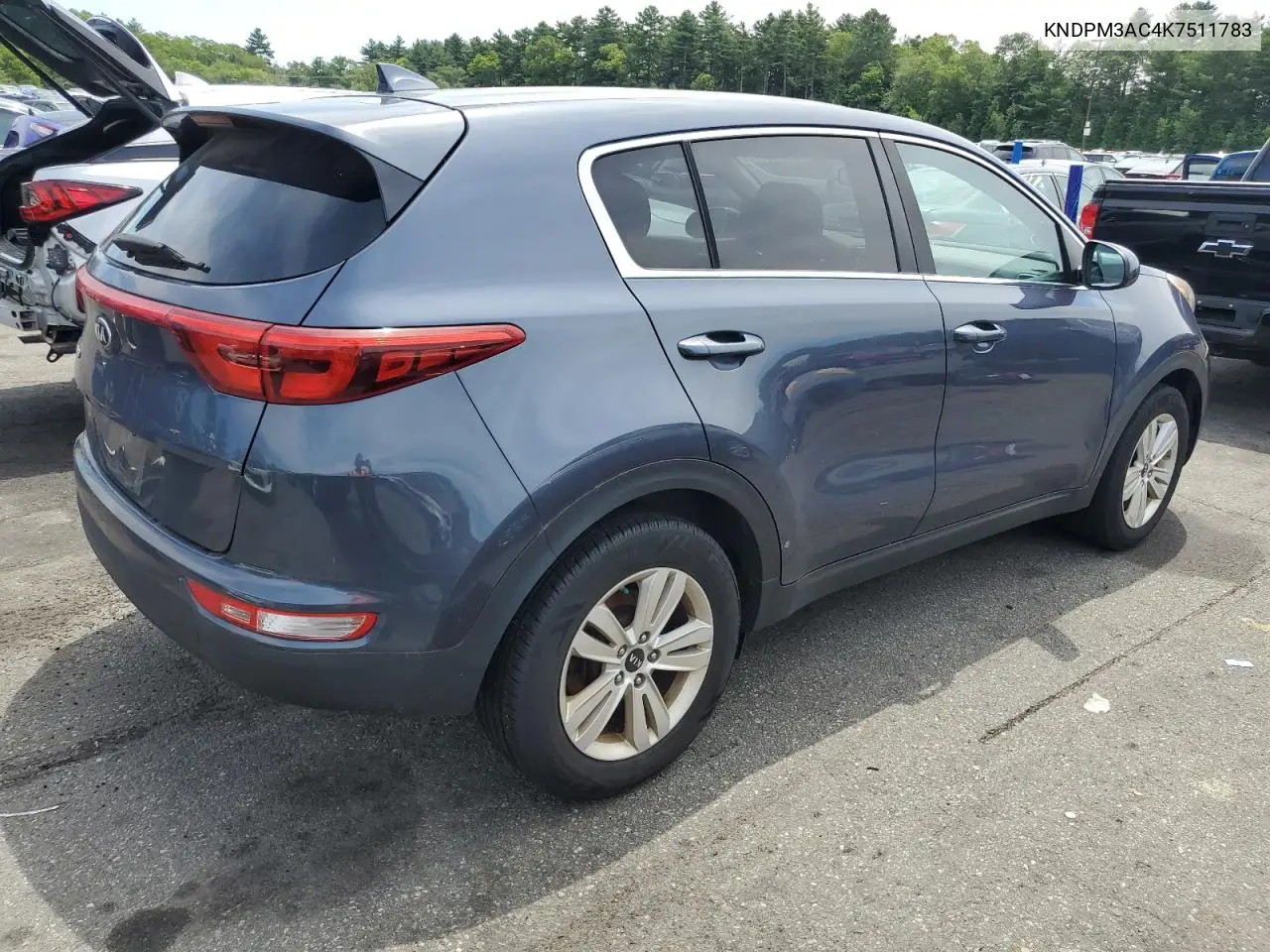 2019 Kia Sportage Lx VIN: KNDPM3AC4K7511783 Lot: 61966415