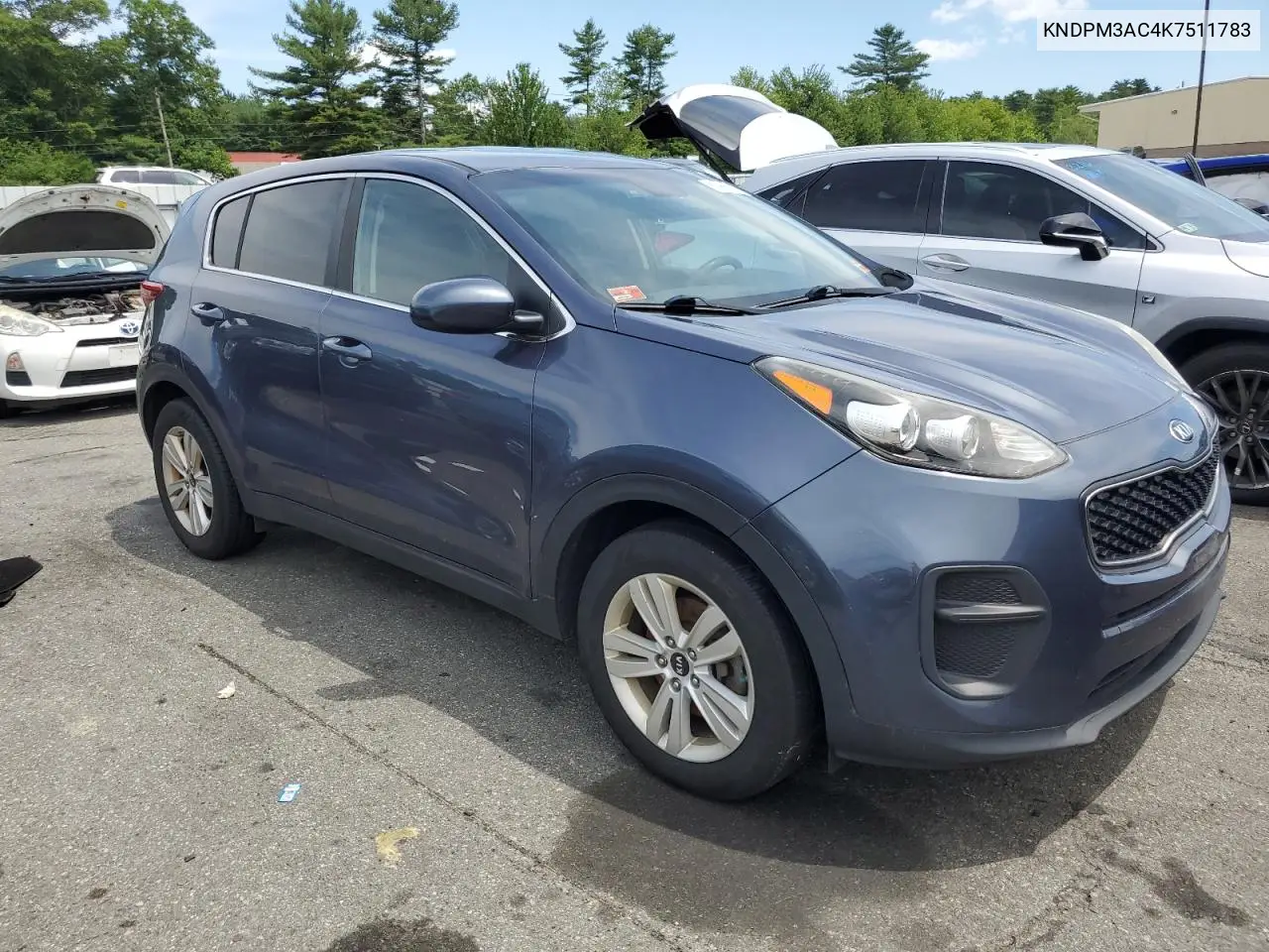 2019 Kia Sportage Lx VIN: KNDPM3AC4K7511783 Lot: 61966415
