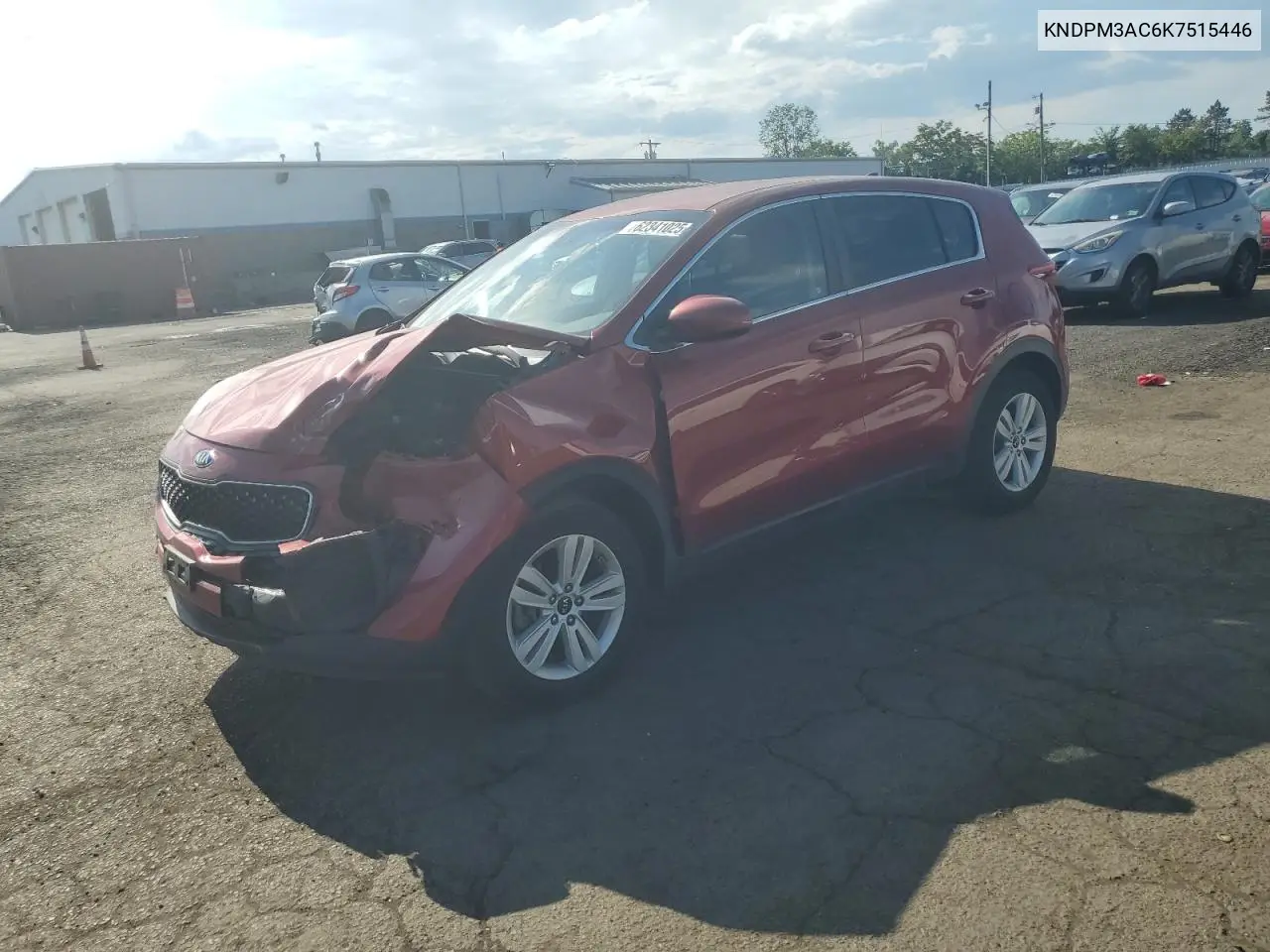 2019 Kia Sportage Lx VIN: KNDPM3AC6K7515446 Lot: 62341025