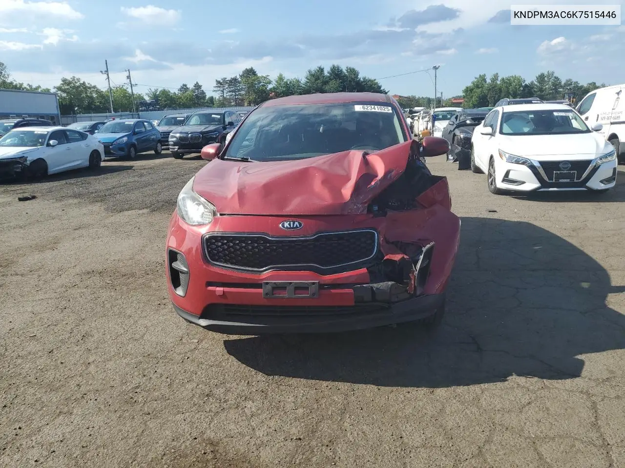 2019 Kia Sportage Lx VIN: KNDPM3AC6K7515446 Lot: 62341025