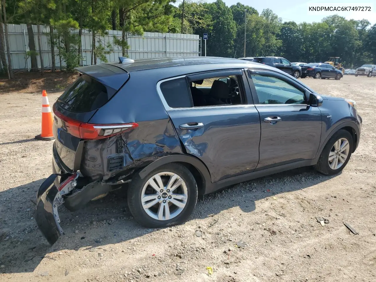 2019 Kia Sportage Lx VIN: KNDPMCAC6K7497272 Lot: 62483115