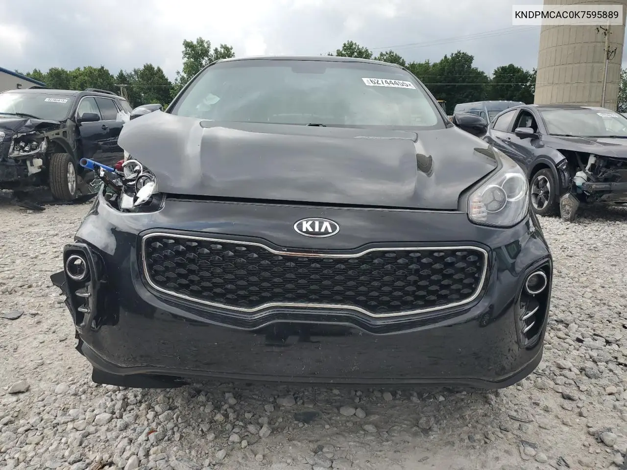 2019 Kia Sportage Lx VIN: KNDPMCAC0K7595889 Lot: 62744455
