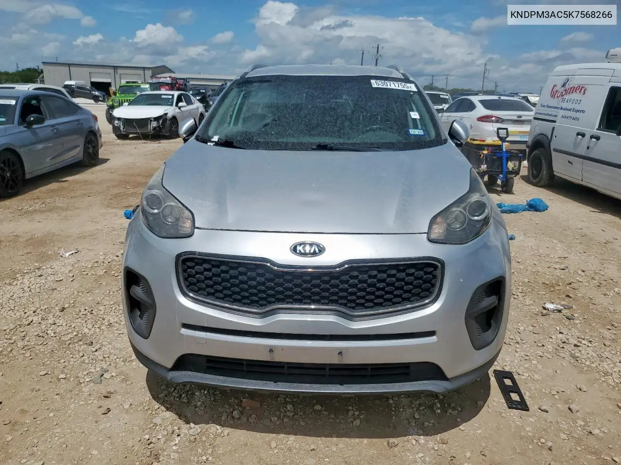 2019 Kia Sportage Lx VIN: KNDPM3AC5K7568266 Lot: 63071755