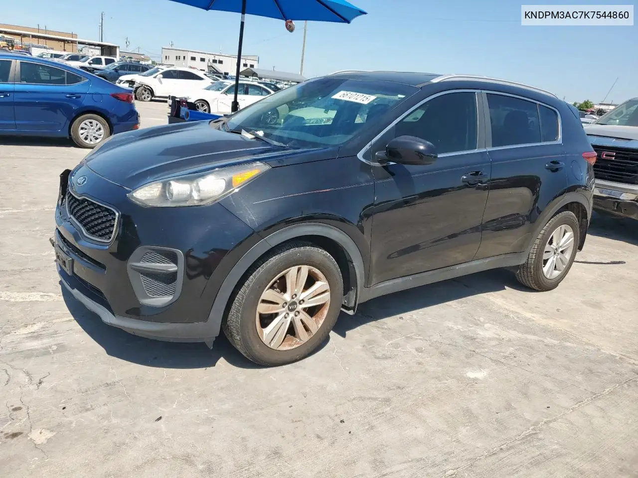 2019 Kia Sportage Lx VIN: KNDPM3AC7K7544860 Lot: 66101215