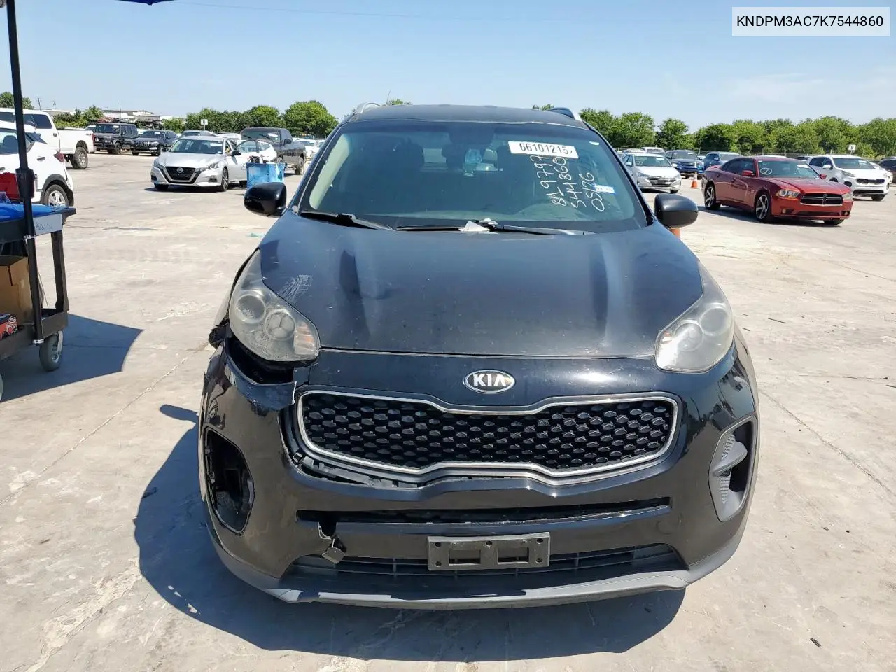 2019 Kia Sportage Lx VIN: KNDPM3AC7K7544860 Lot: 66101215