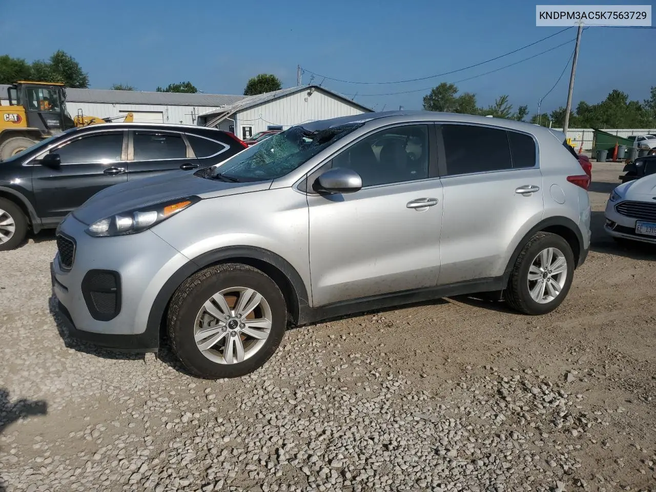 2019 Kia Sportage Lx VIN: KNDPM3AC5K7563729 Lot: 66180995