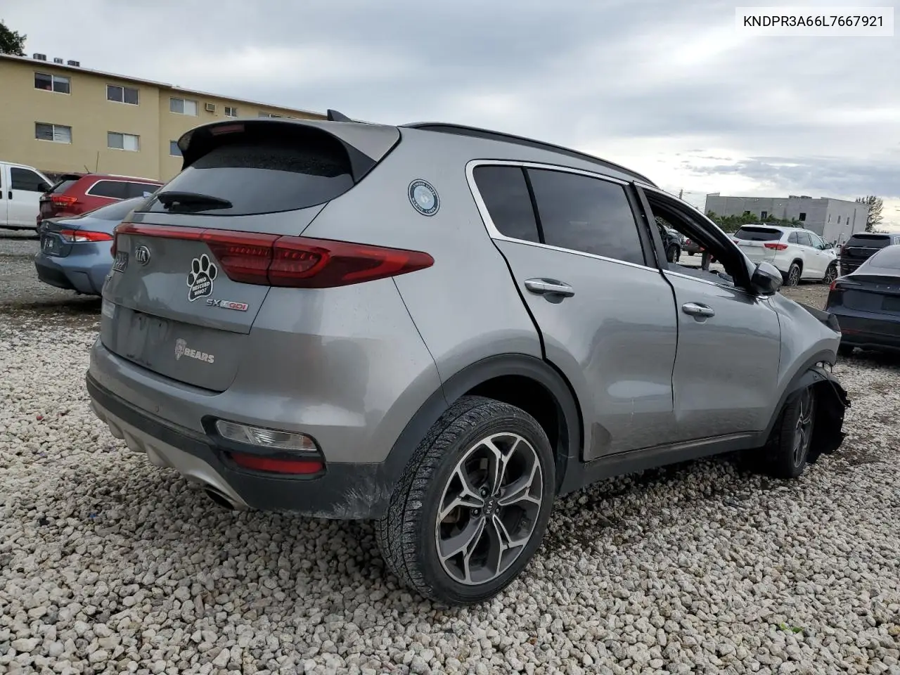 2020 Kia Sportage Sx VIN: KNDPR3A66L7667921 Lot: 46513095