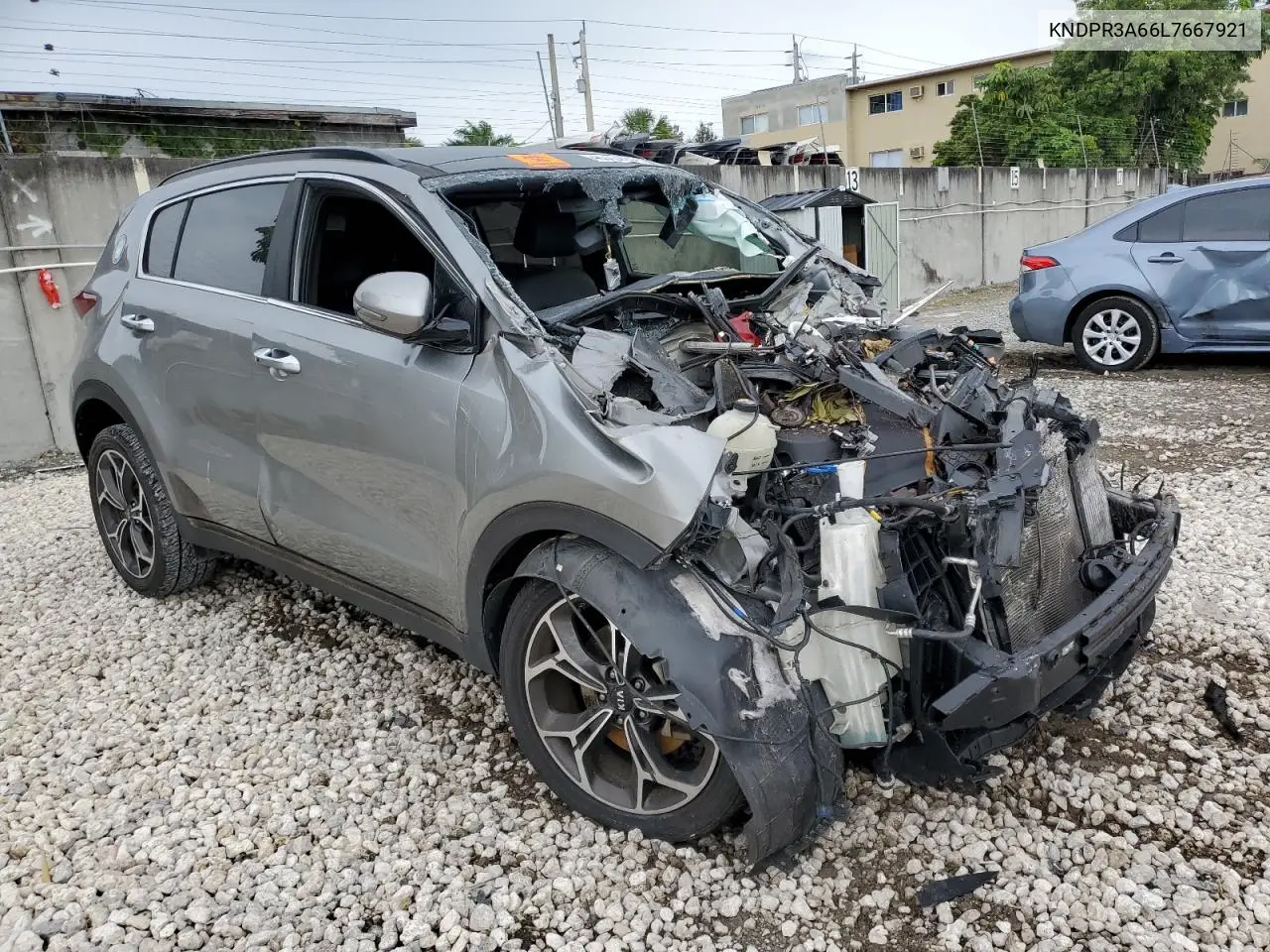2020 Kia Sportage Sx VIN: KNDPR3A66L7667921 Lot: 46513095