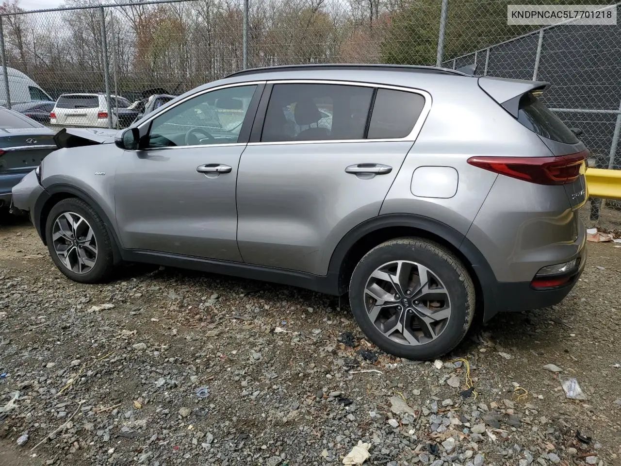 2020 Kia Sportage Ex VIN: KNDPNCAC5L7701218 Lot: 51420145